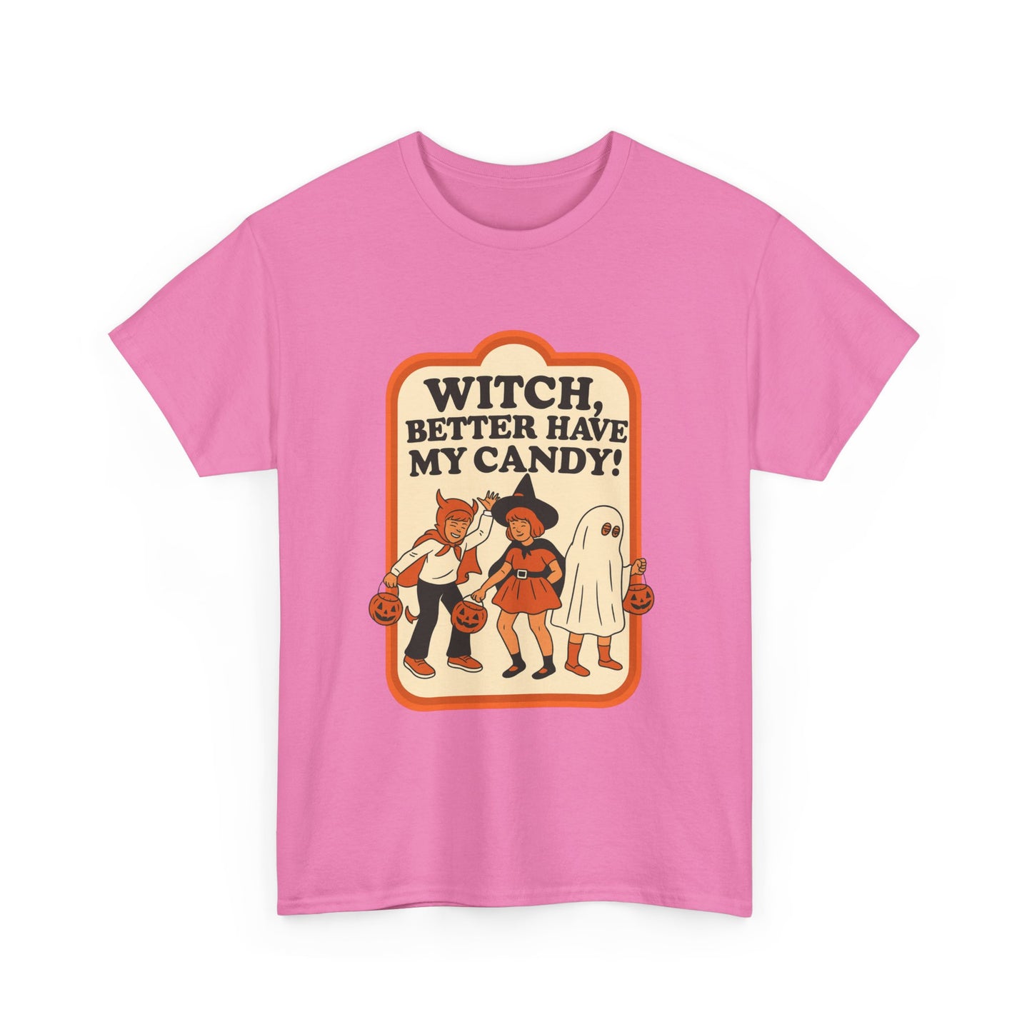 Halloween Witch Candy Tee - Unisex Cotton Shirt