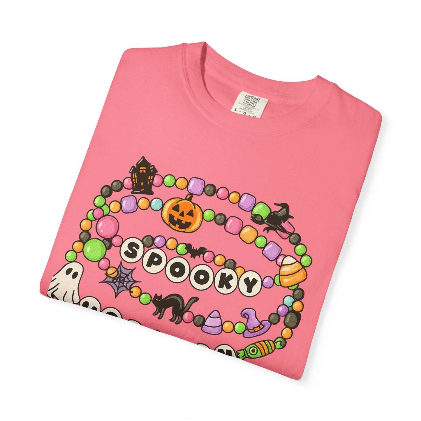 Spooky Season Friendship Bracelet T-shirt | Halloween Fun, Unisex Tee