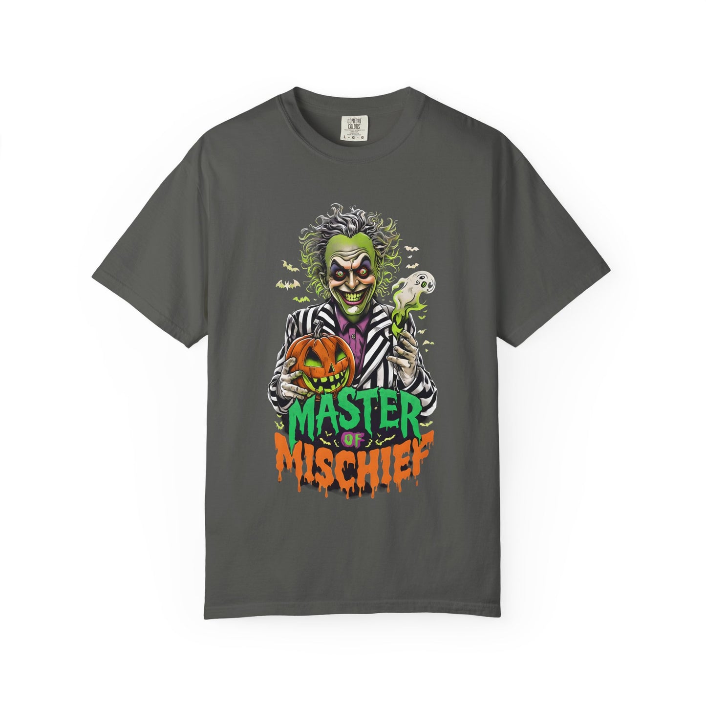 Master of Mischief Unisex T-Shirt, Halloween Party Shirt, Costume Tee, Spooky Gift, Fall Apparel, Graphic Tee