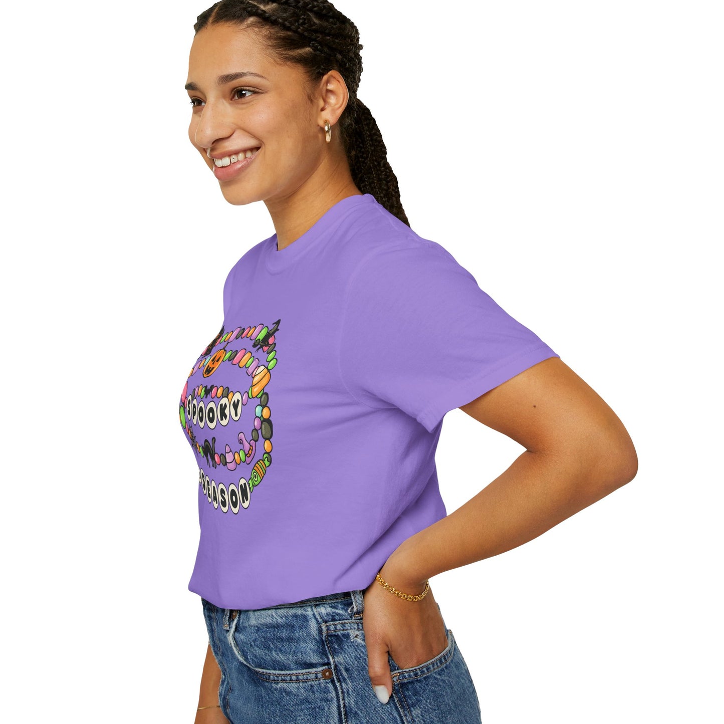 Spooky Season Friendship Bracelet T-shirt | Halloween Fun, Unisex Tee