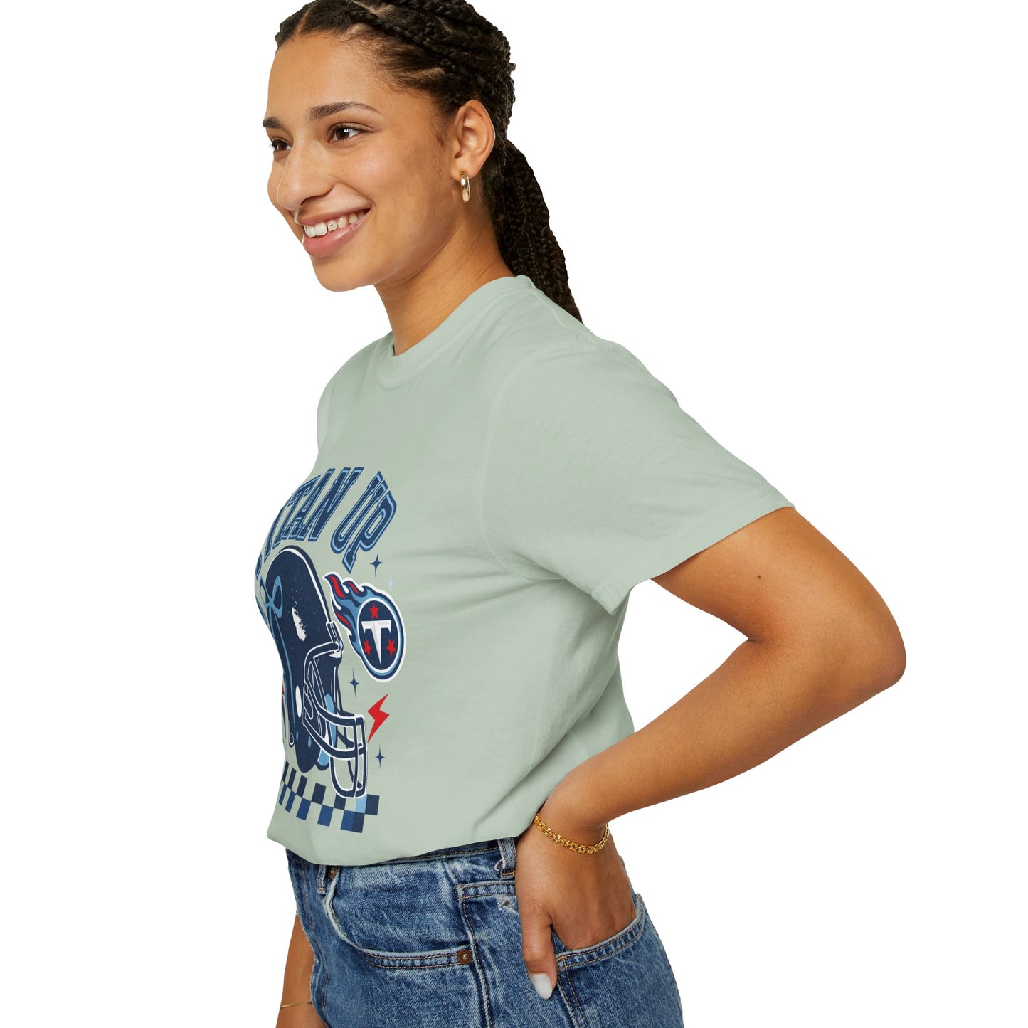 titan up tennessee Unisex Football Tee, Titan Up Shirt for Game Day, Casual Sportswear, Tailgating Apparel, Gift for Fans, Team Spirit Top