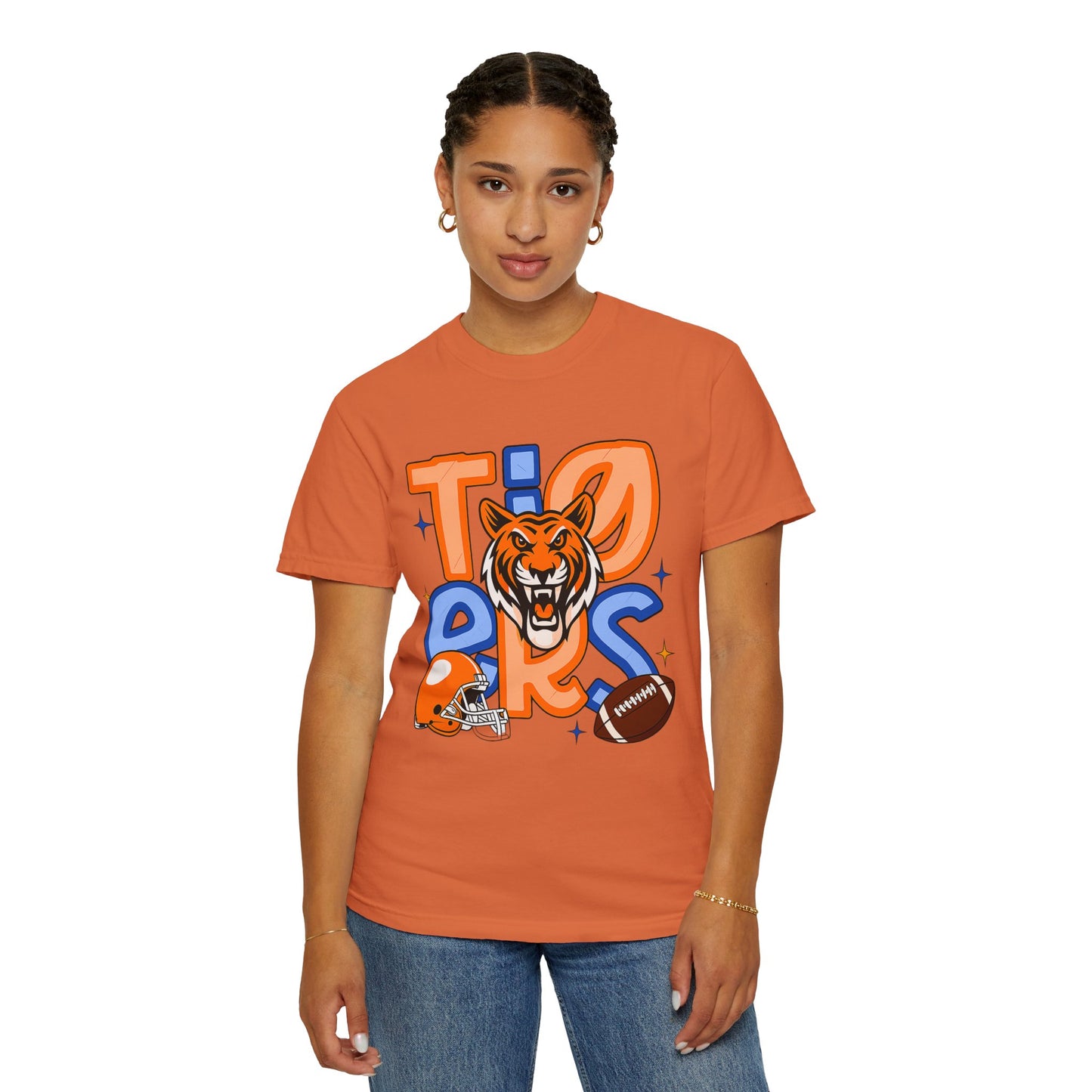 Tigers Unisex Garment-Dyed T-Shirt