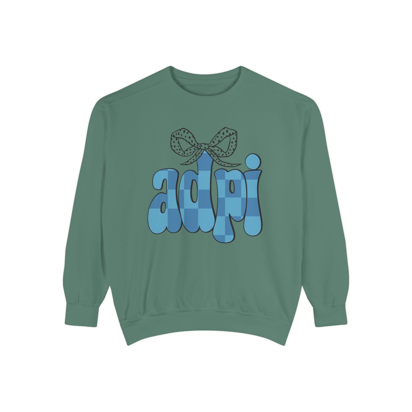 ADeltaPI Bow Design Unisex Sweatshirt - Cozy Casual Wear, comfort colors