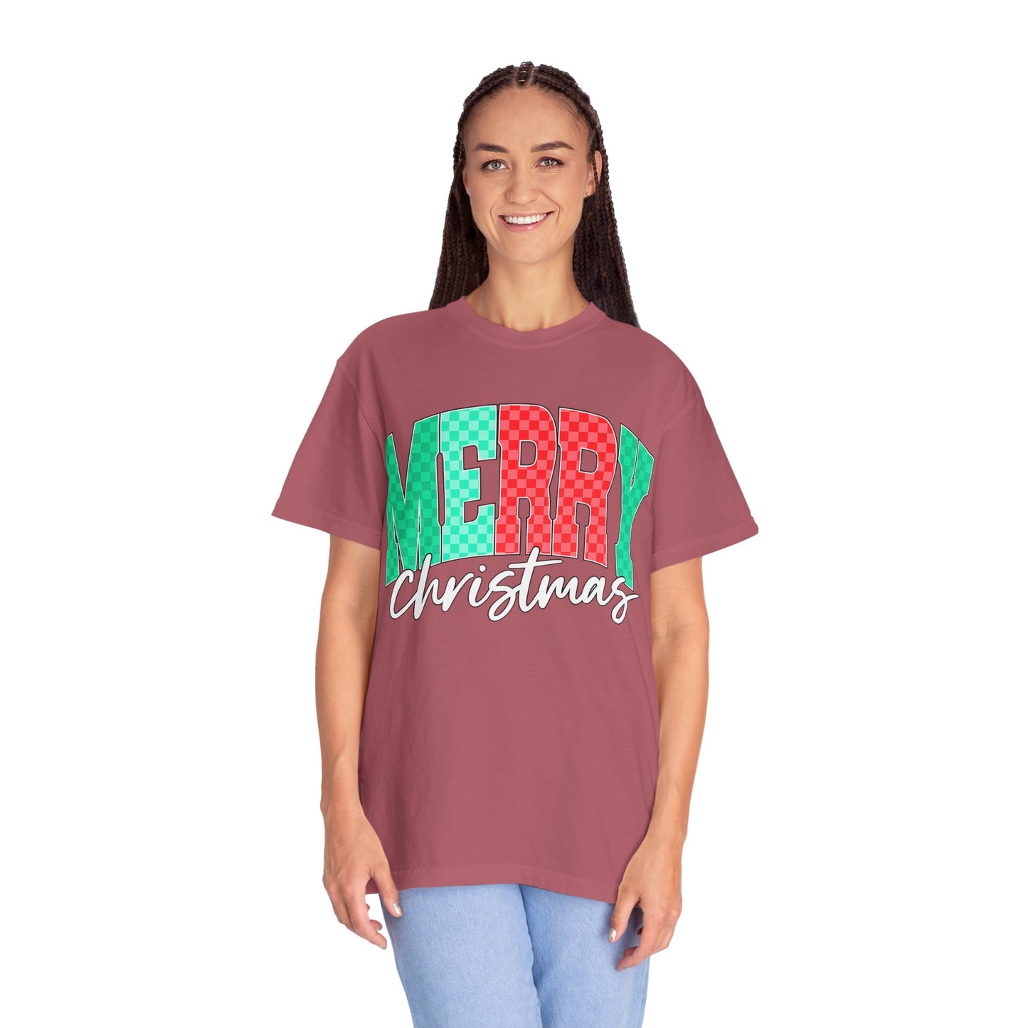 Merry Christmas Unisex Garment-Dyed T-Shirt