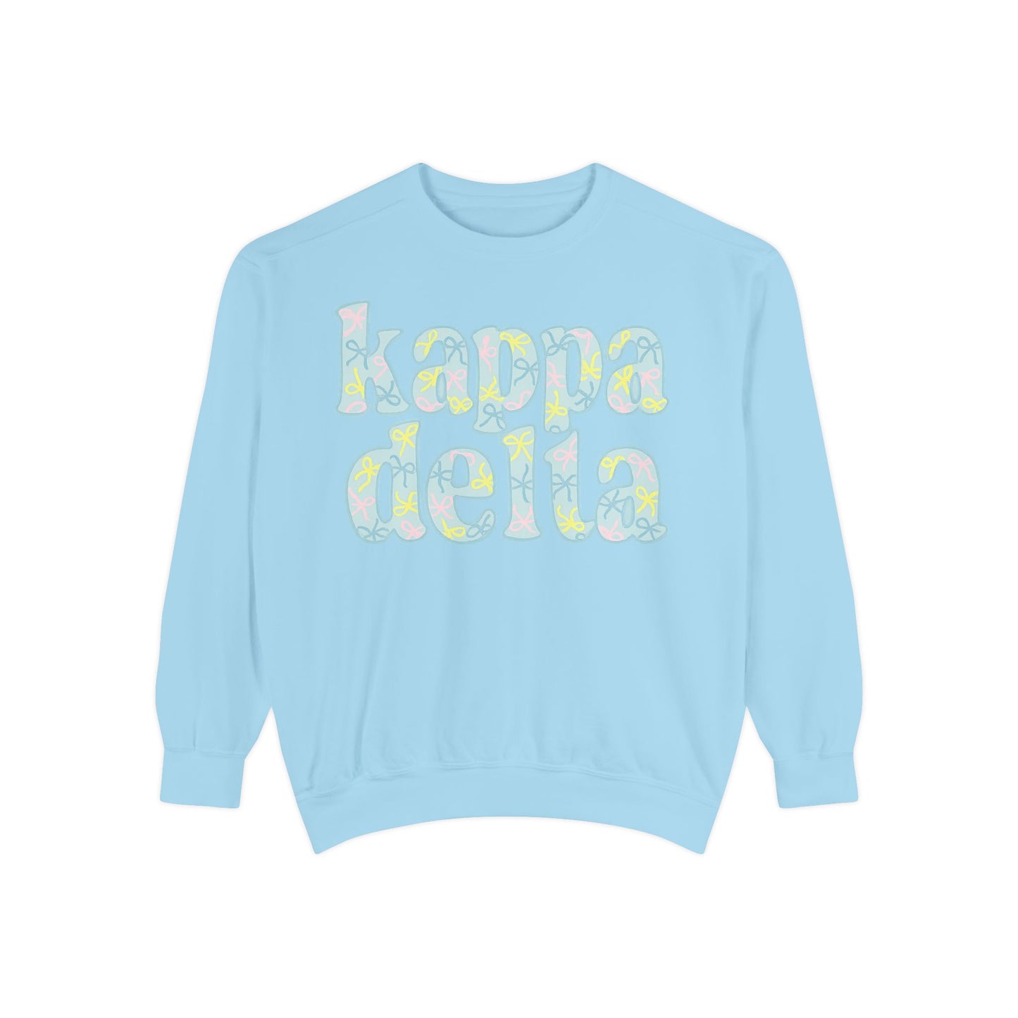 Sorority Sisters Cozy Sweatshirt - KaDelta Unisex Garment-Dyed