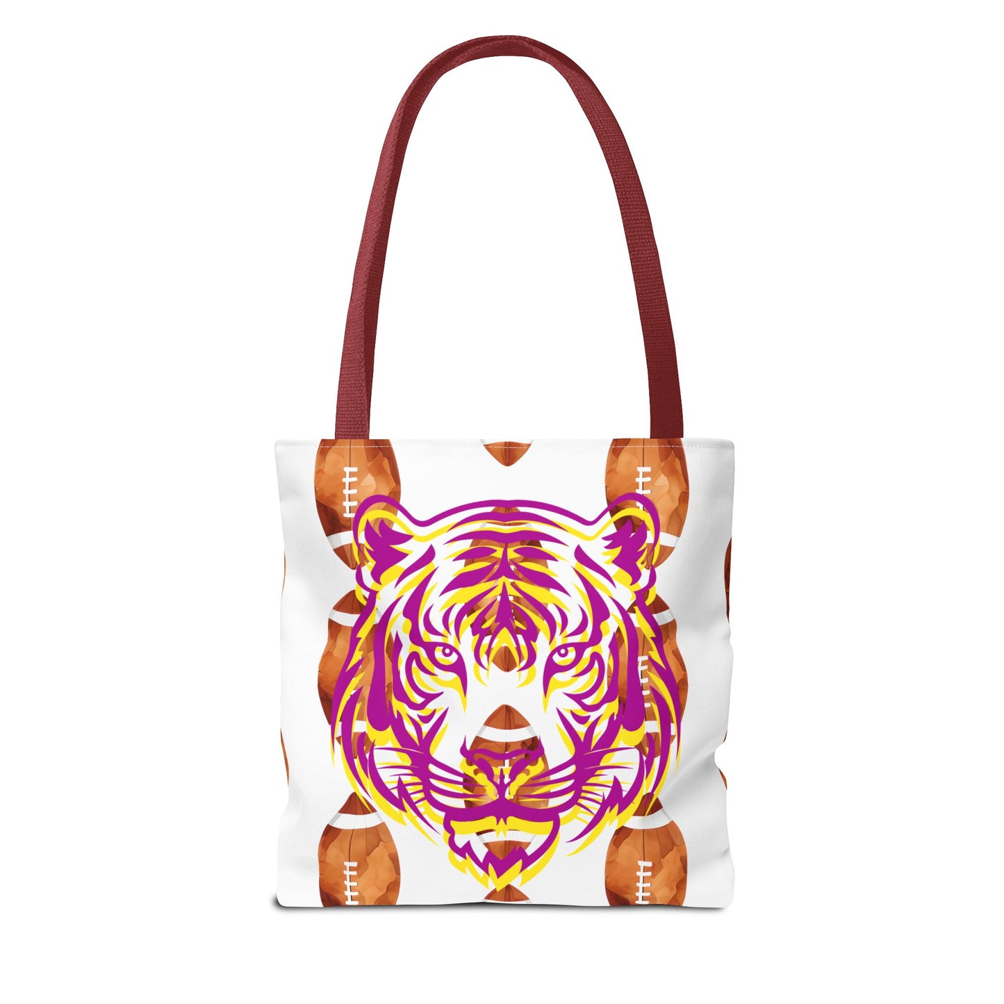 Vibrant Tiger Print Tote Bag - LSU Fans Gift