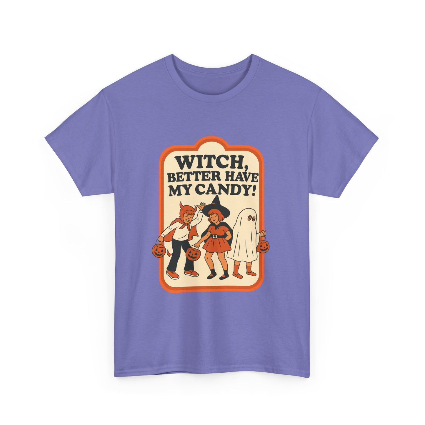 Halloween Witch Candy Tee - Unisex Cotton Shirt