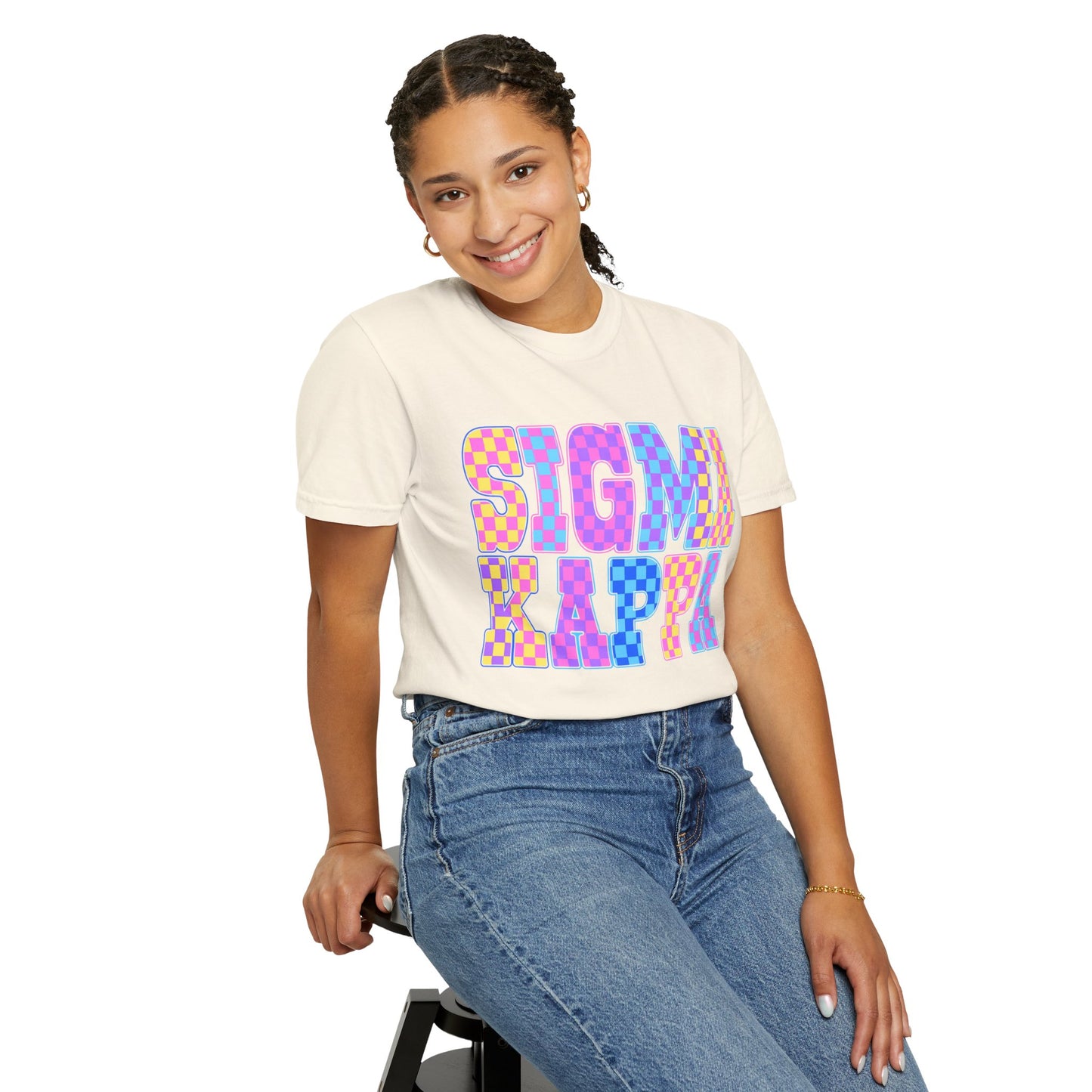 Colorful SigmaKappa T-Shirt - Unisex Garment-Dyed