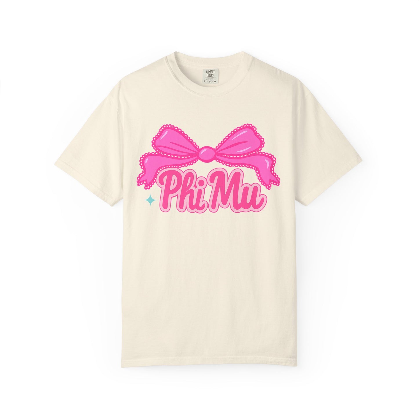 PhiMu Bow Pink Sorority T-Shirt