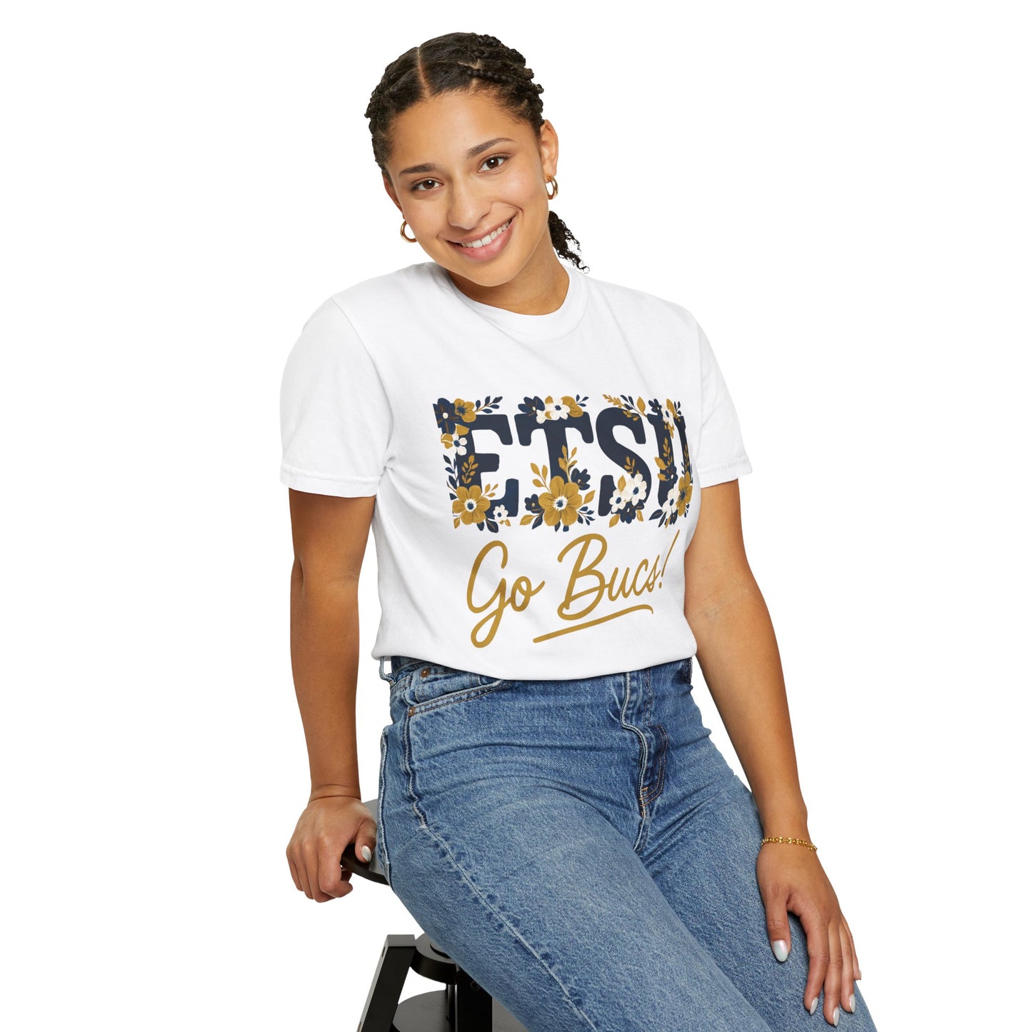 Floral Go Bucs Unisex T-shirt - College Apparel