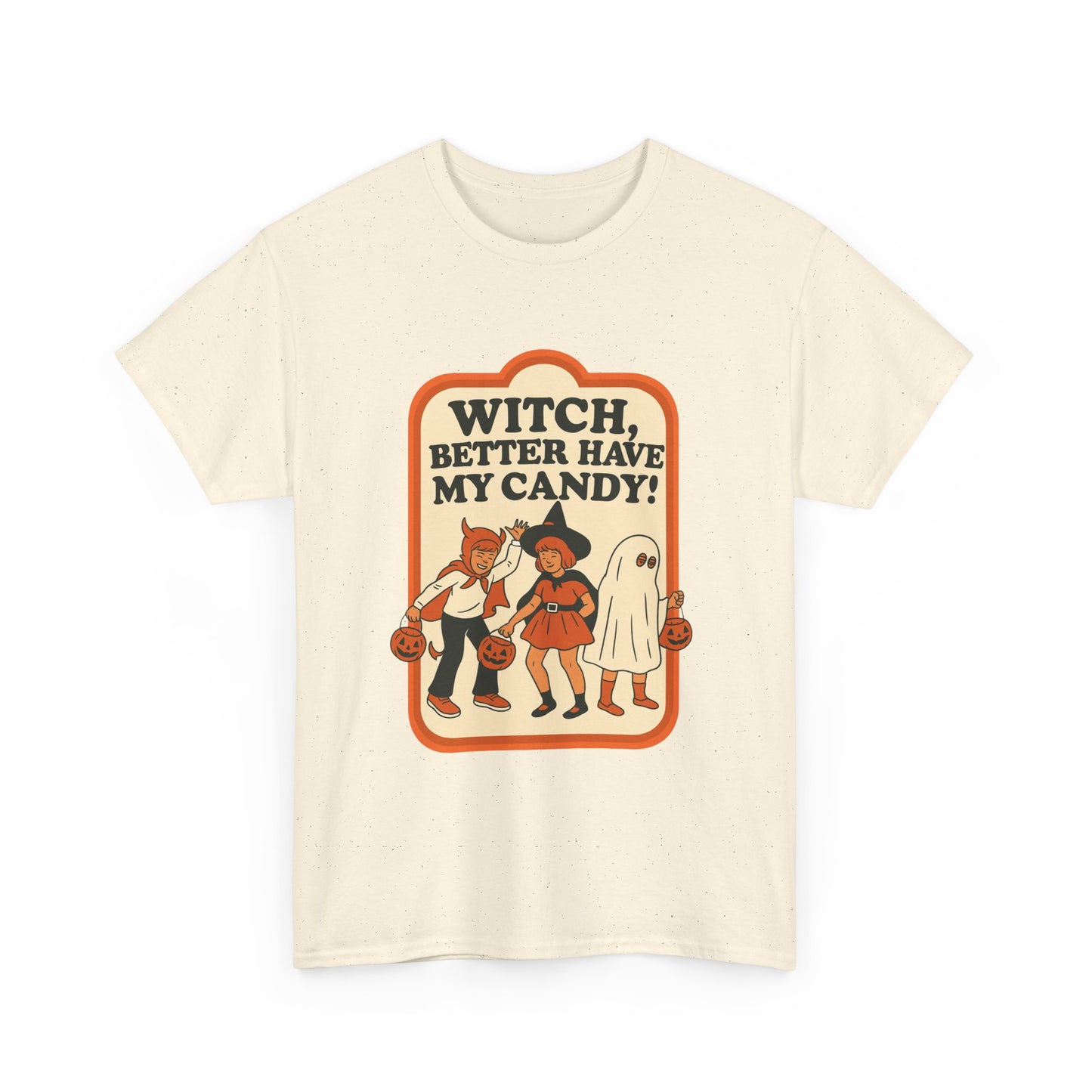 Halloween Witch Candy Tee - Unisex Cotton Shirt