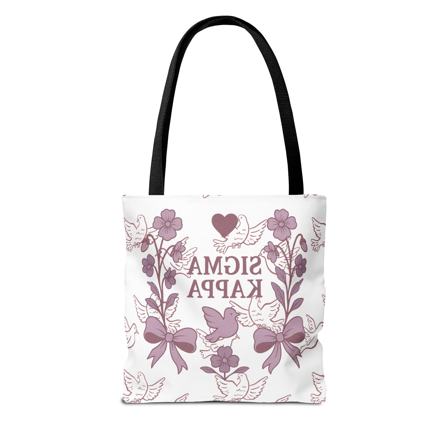 Sigma Kappa Floral Tote Bag | Sorority Gift, Eco-Friendly Carry-All, College Accessory, Stylish Shopping Bag, Chic Beach Tote