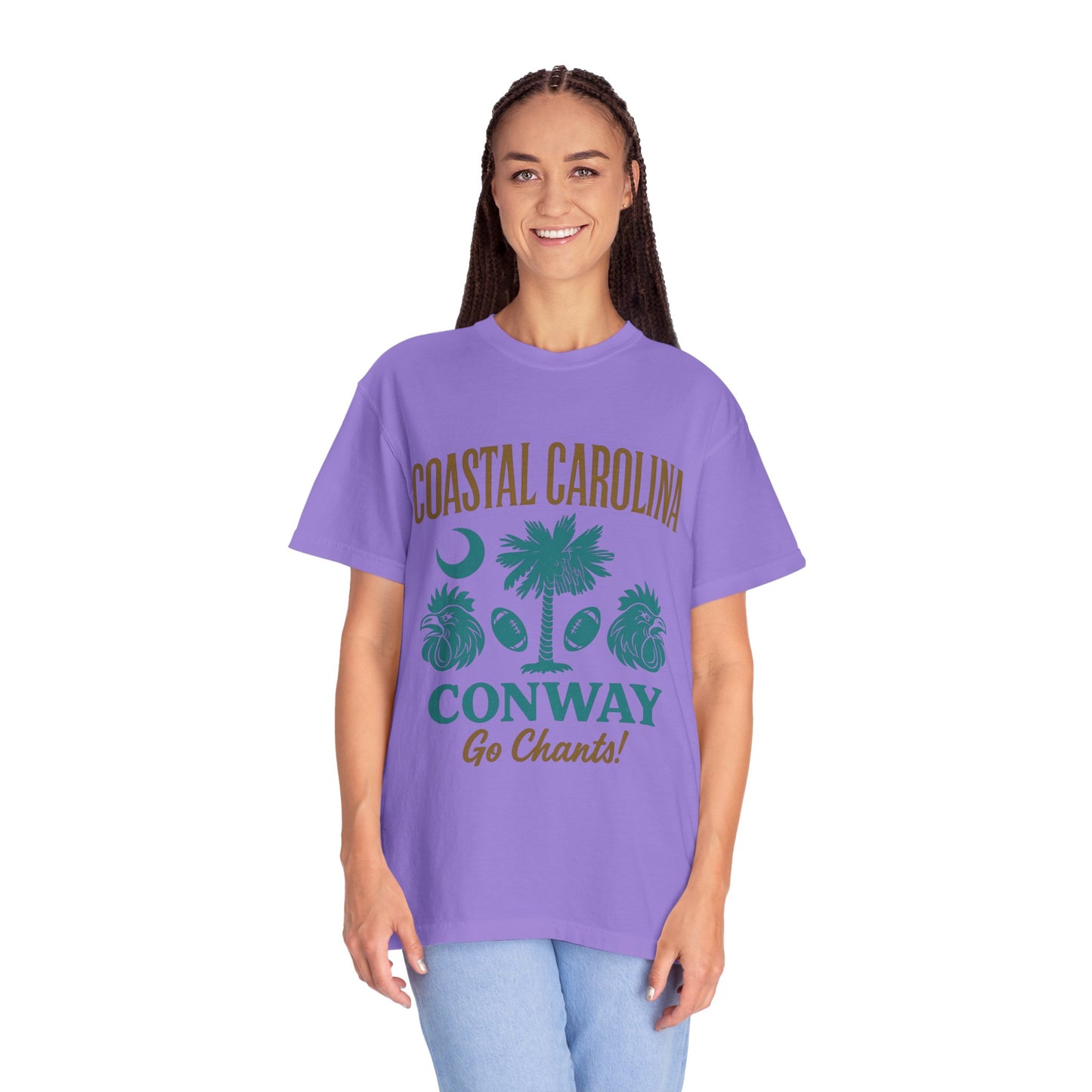 Go Chants T-Shirt, Unisex Garment-Dyed Tee, Beachwear, College Apparel, Summer Vibes