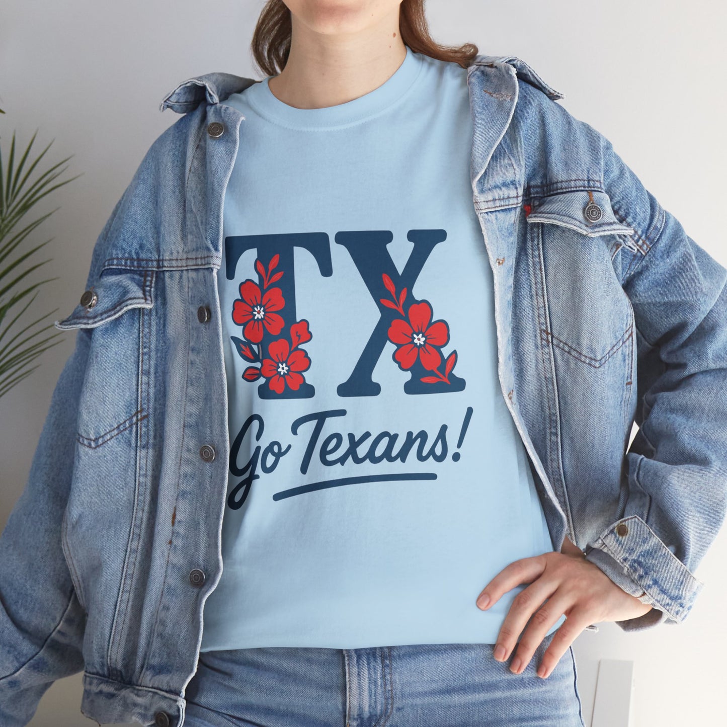 Texas Pride Unisex Cotton Tee | Go Texans! T-Shirt, Casual Wear, Game Day Shirt, Gift for Fans, Spring/Summer Style