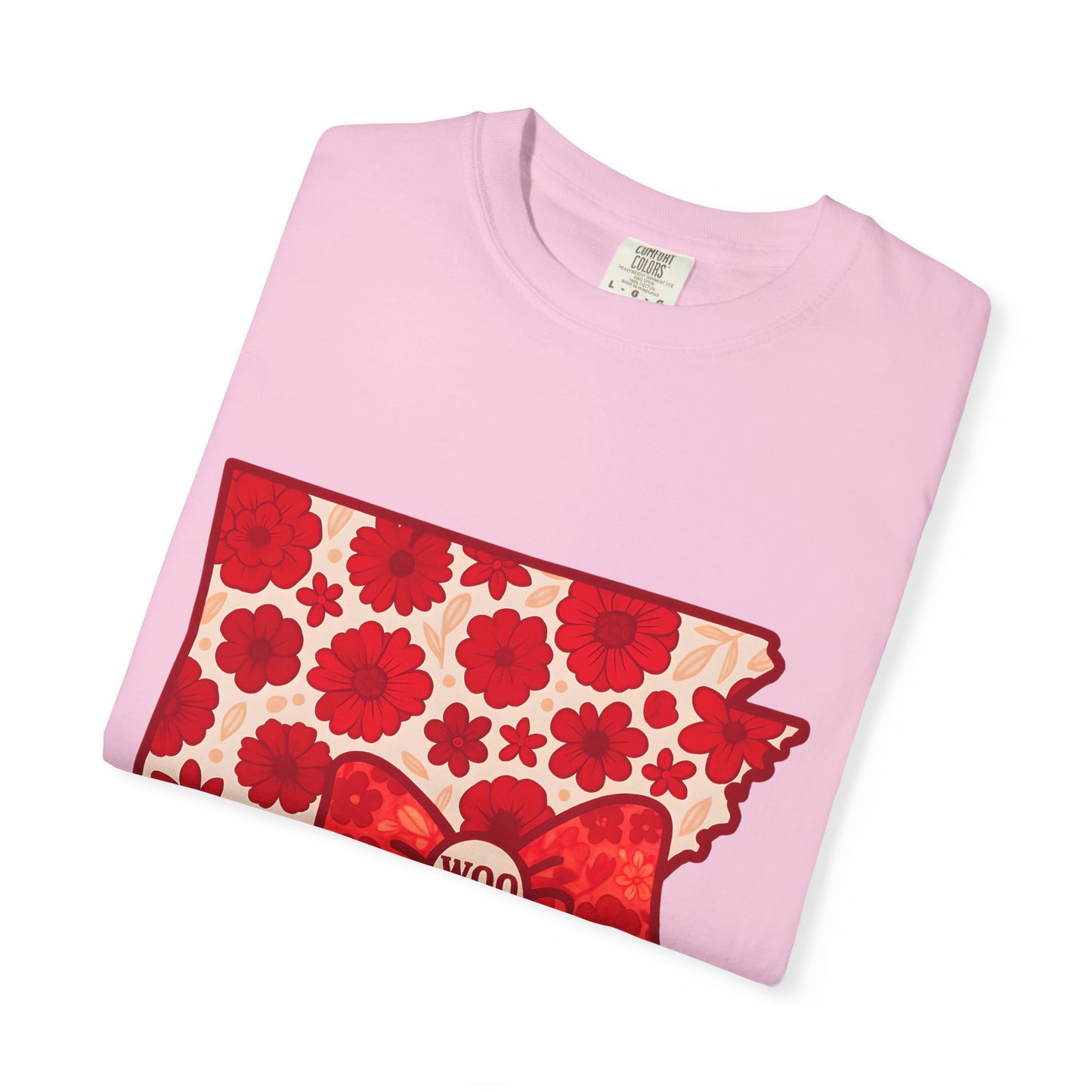 Arkansas Floral T-shirt - Women's & Men's Gift, Summer Tee, State Pride Shirt, Comfort Colors