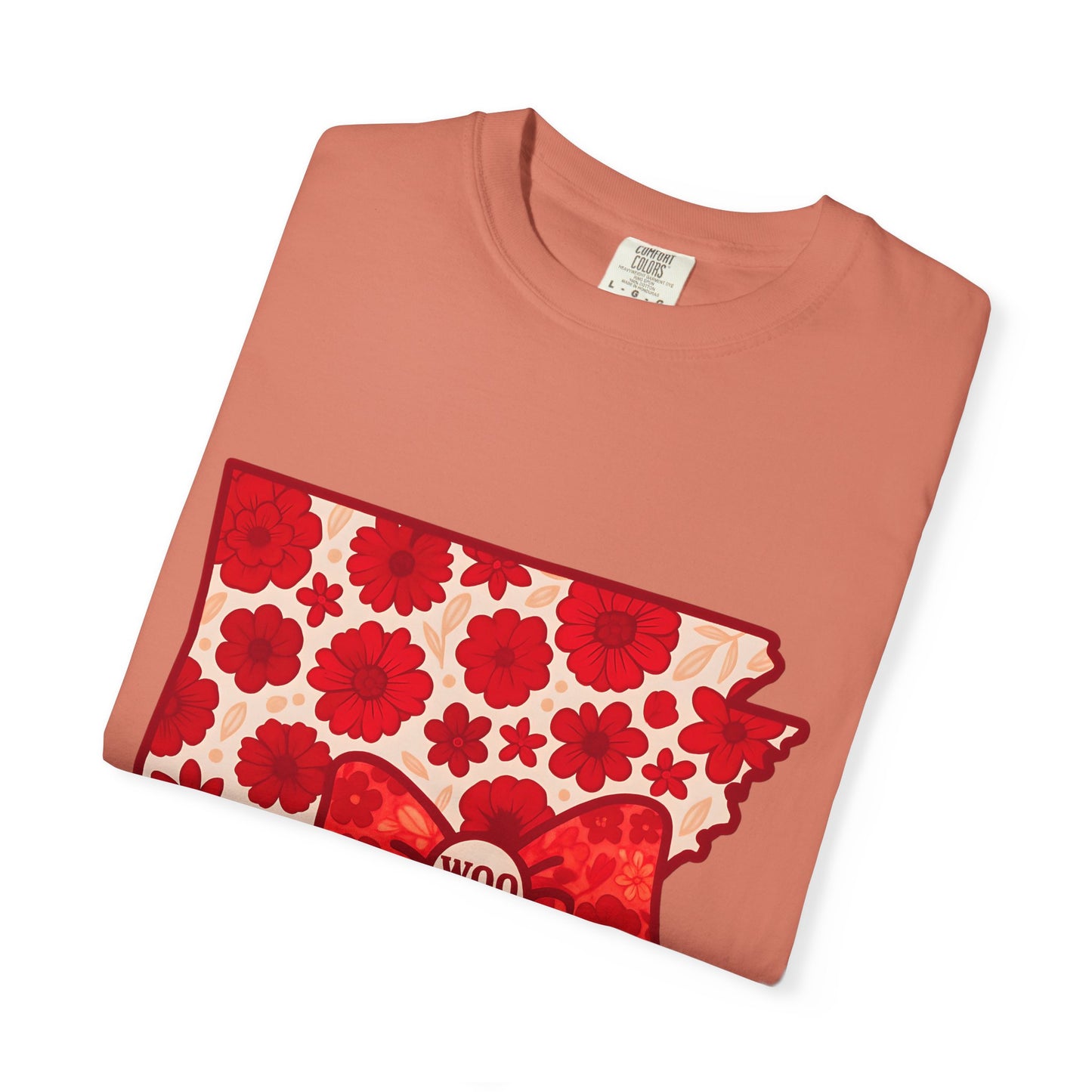 Arkansas Floral T-shirt - Women's & Men's Gift, Summer Tee, State Pride Shirt, Comfort Colors