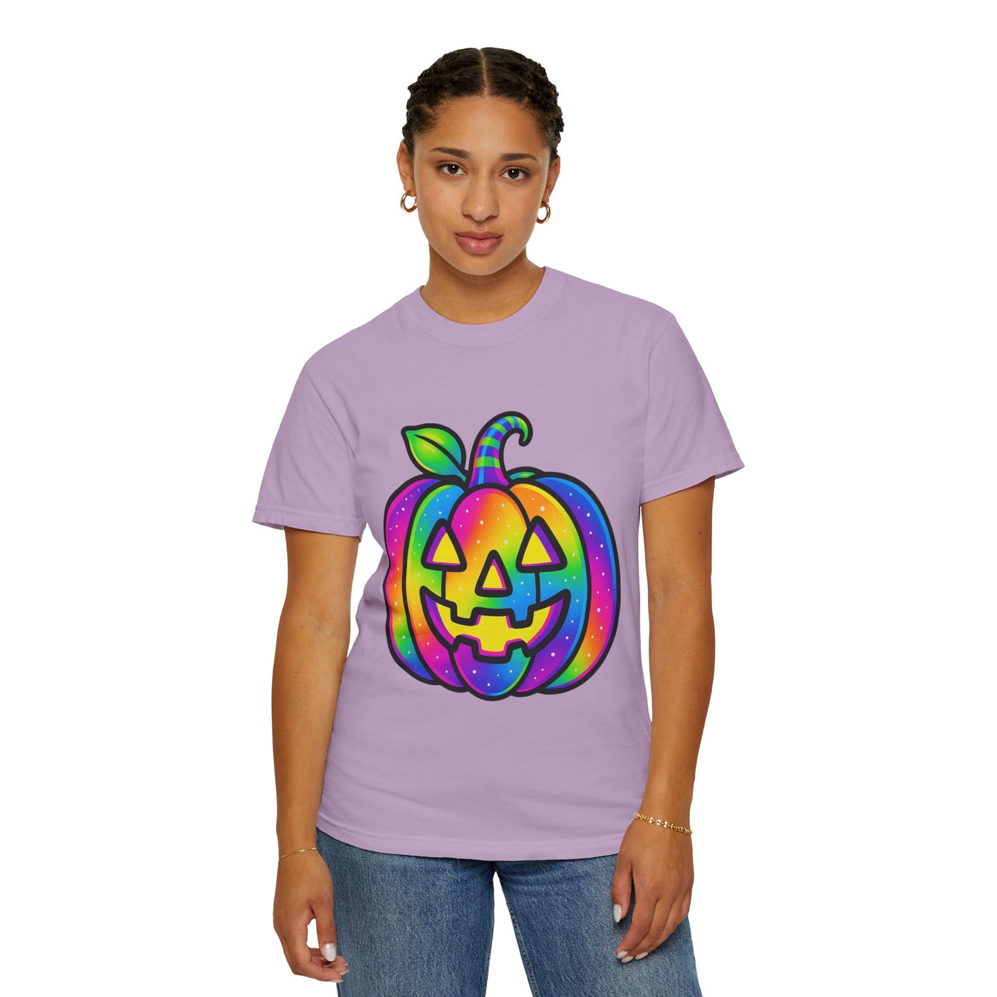 Colorful Pumpkin T-shirt for Halloween