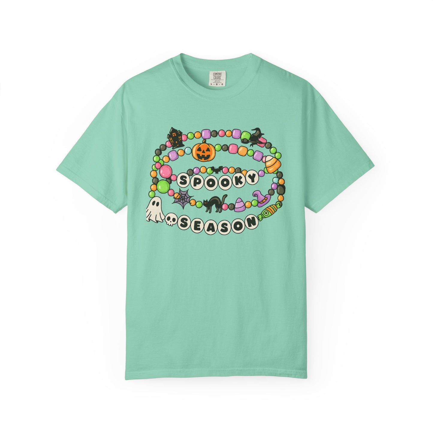 Spooky Season Friendship Bracelet T-shirt | Halloween Fun, Unisex Tee
