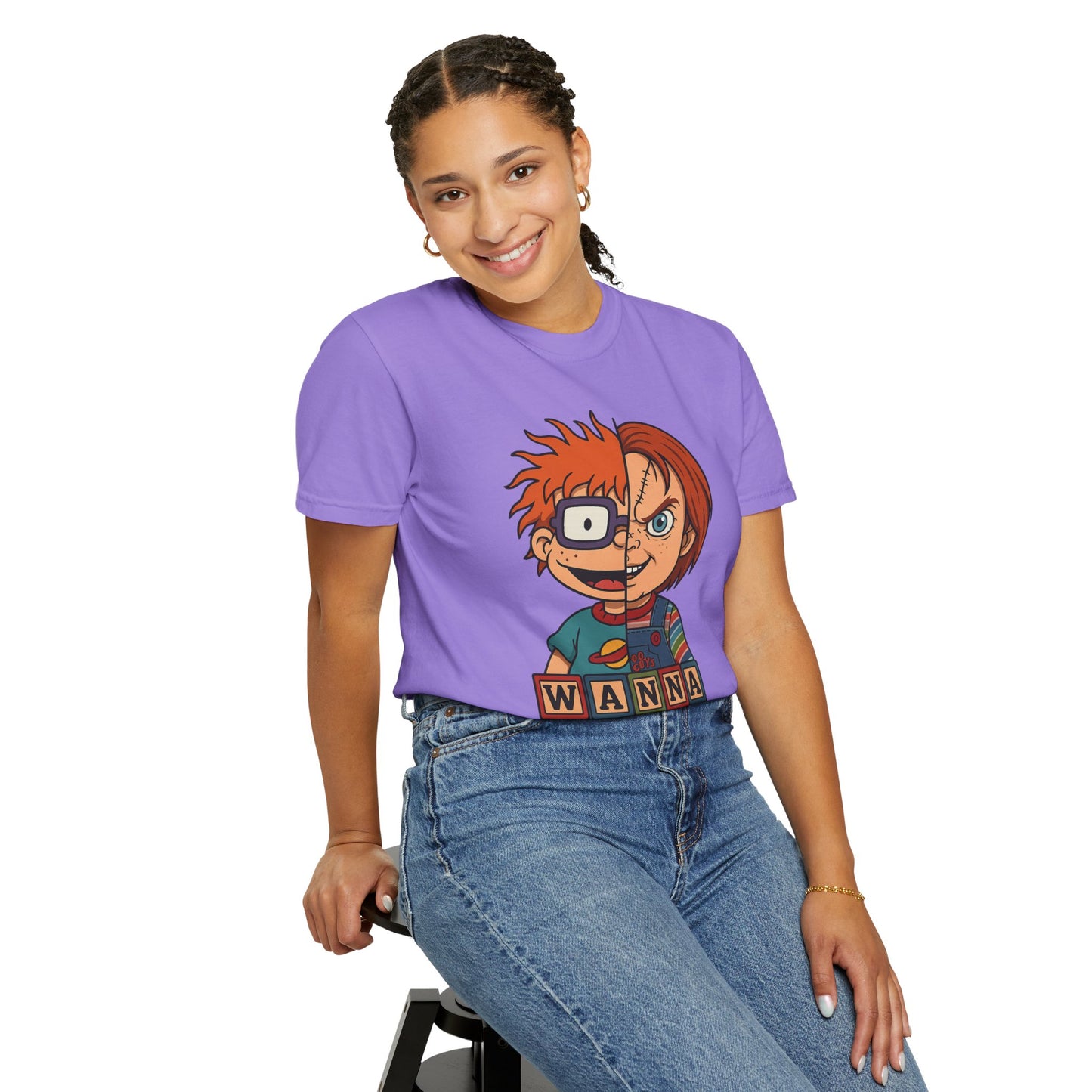 Two Faced Halloween Chucky-Inspired Unisex T-Shirt