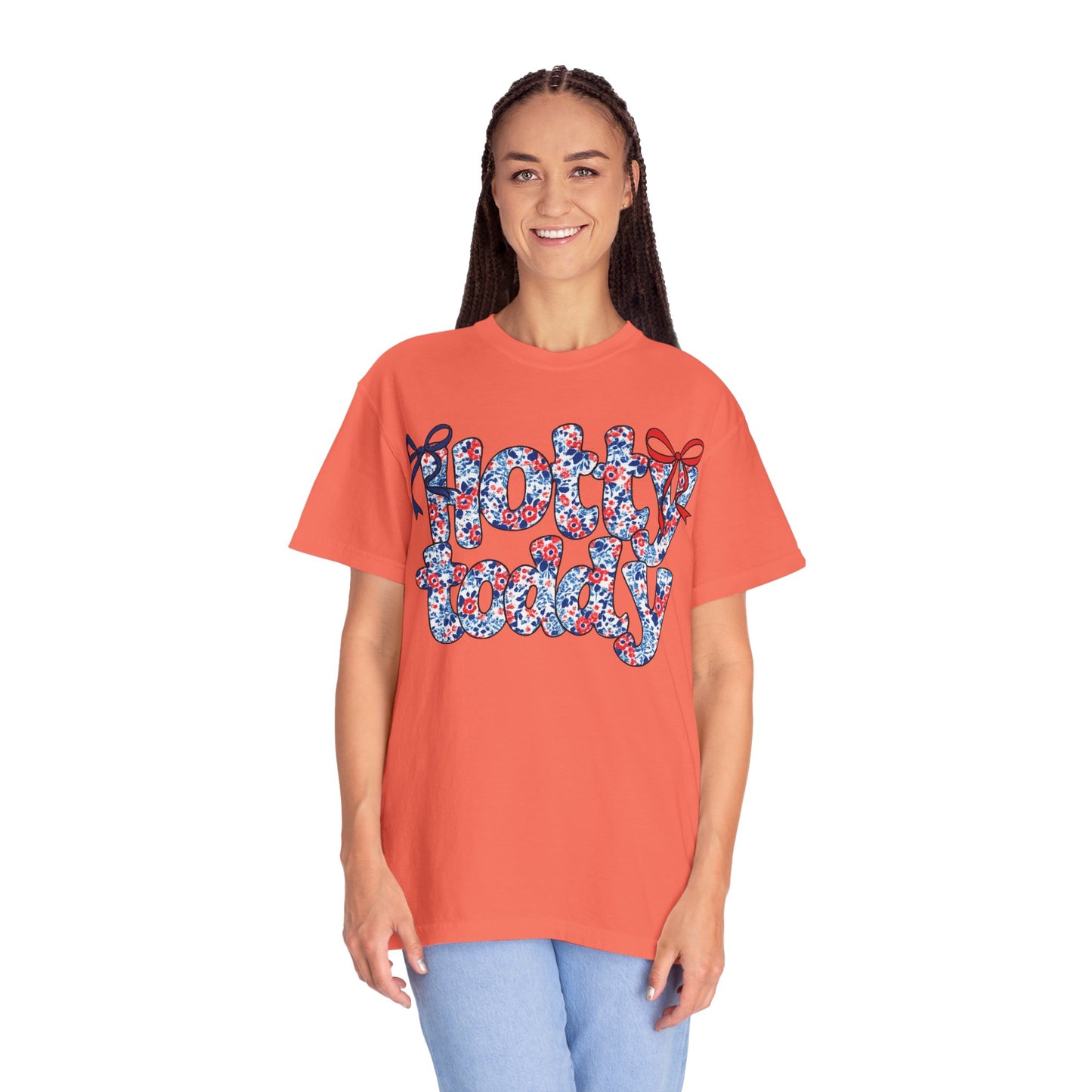 Floral Hotty Toddy Coquette Bow T-Shirt