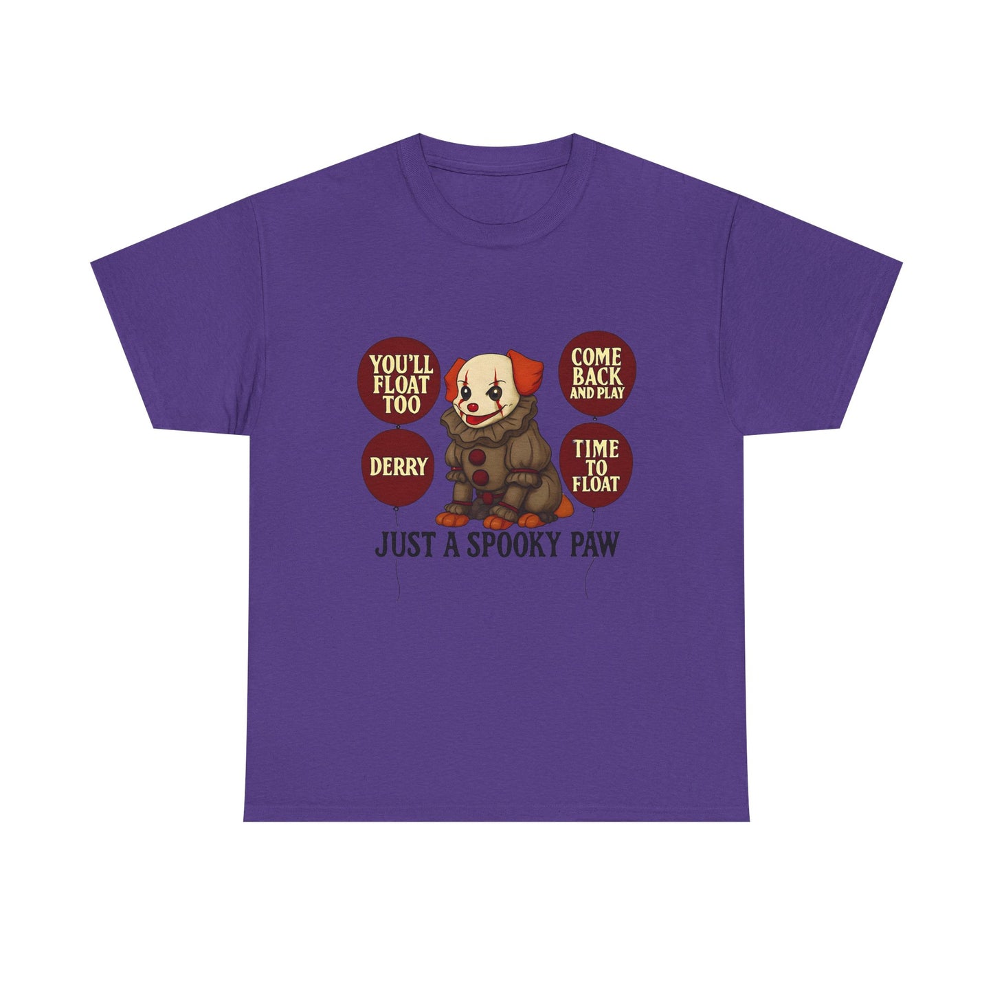 Spooky Dog Tee Clown Pup Pennywise