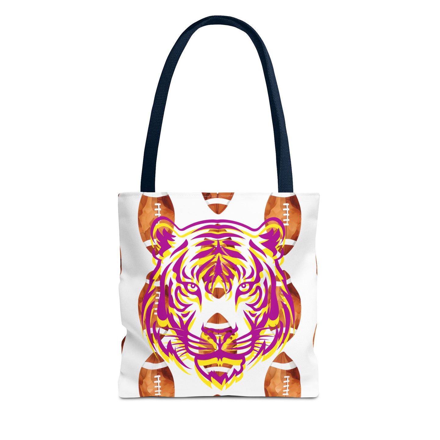 Vibrant Tiger Print Tote Bag - LSU Fans Gift