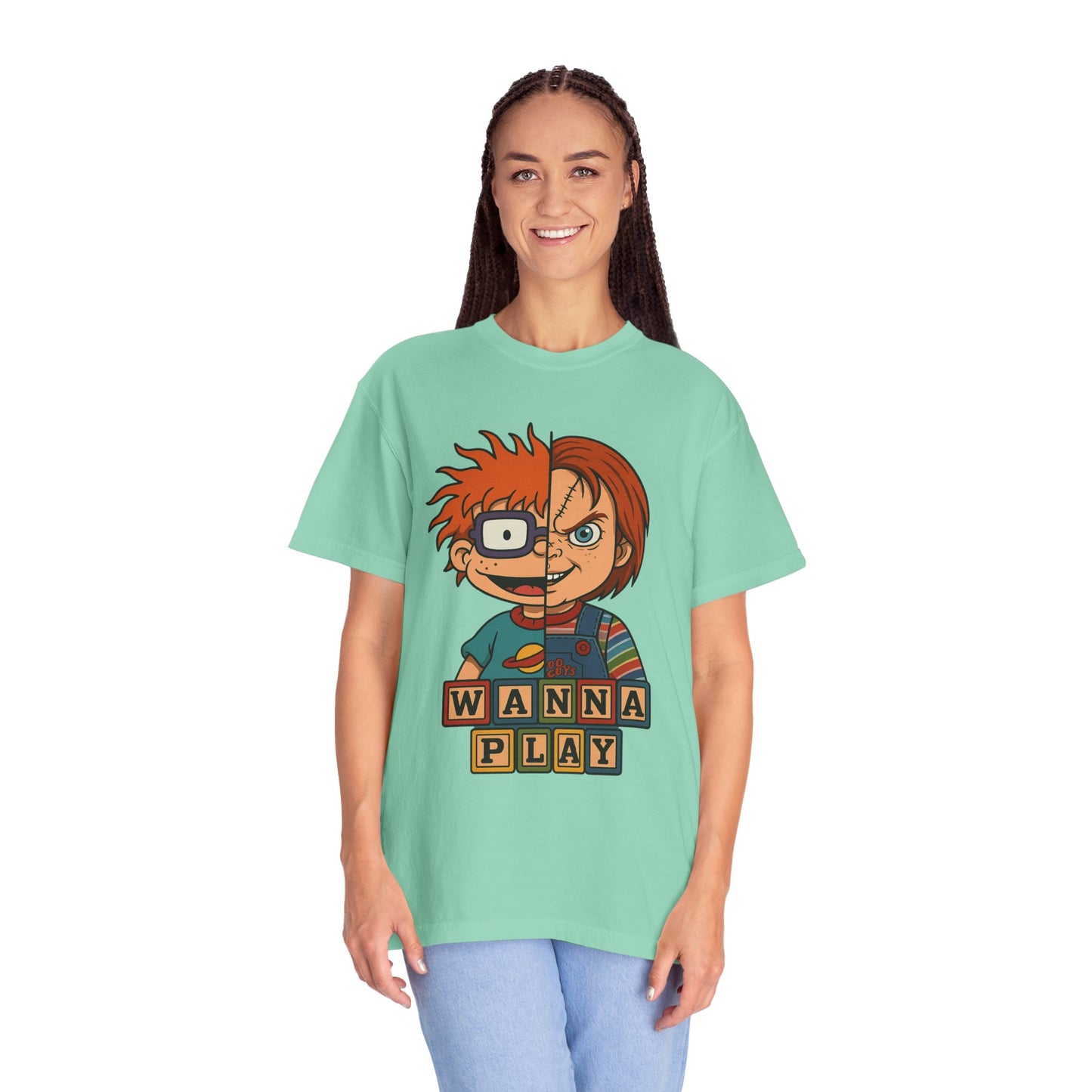 Two Faced Halloween Chucky-Inspired Unisex T-Shirt