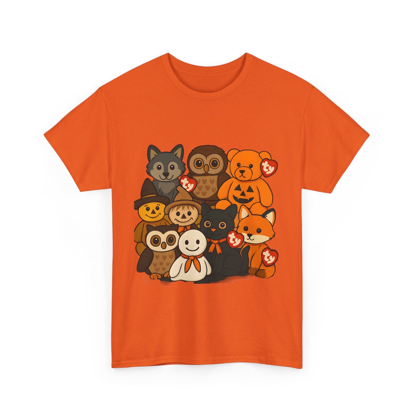 Halloween Unisex Tee - Ty Beanie Babies Design