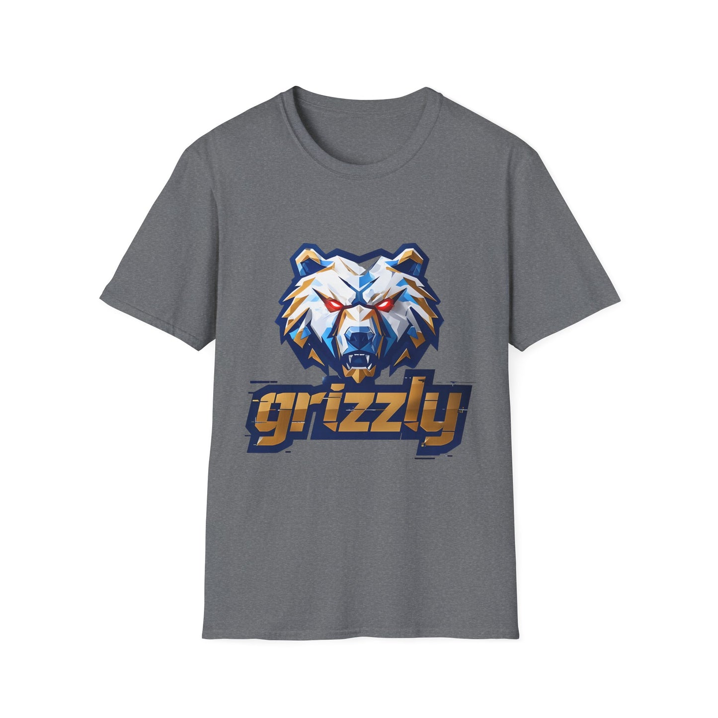 Grizzly Memphis Bear Graphic Tee, Unisex Softstyle T-Shirt, Memphis Basketball Fan, Memphis Grizz, 901, Go Grizz