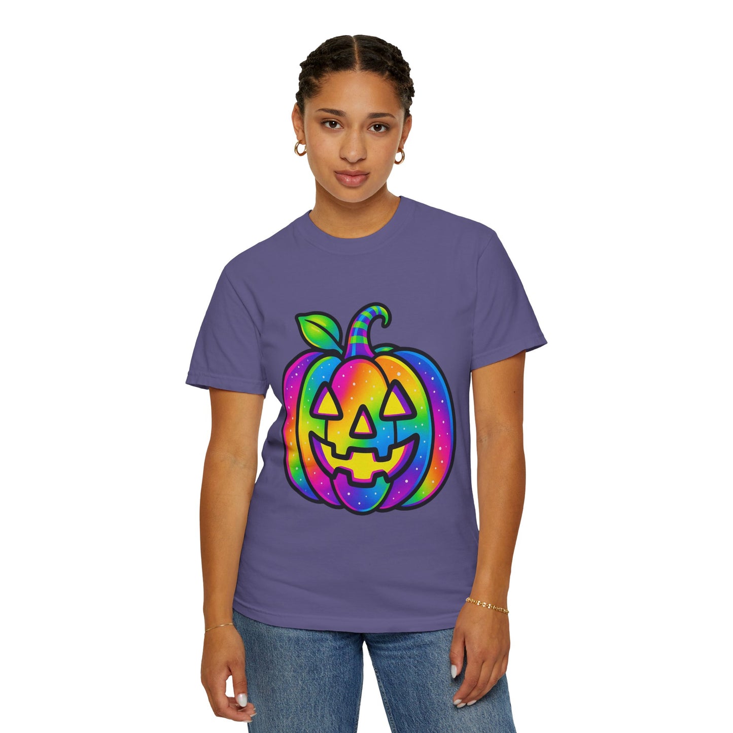 Colorful Pumpkin T-shirt for Halloween