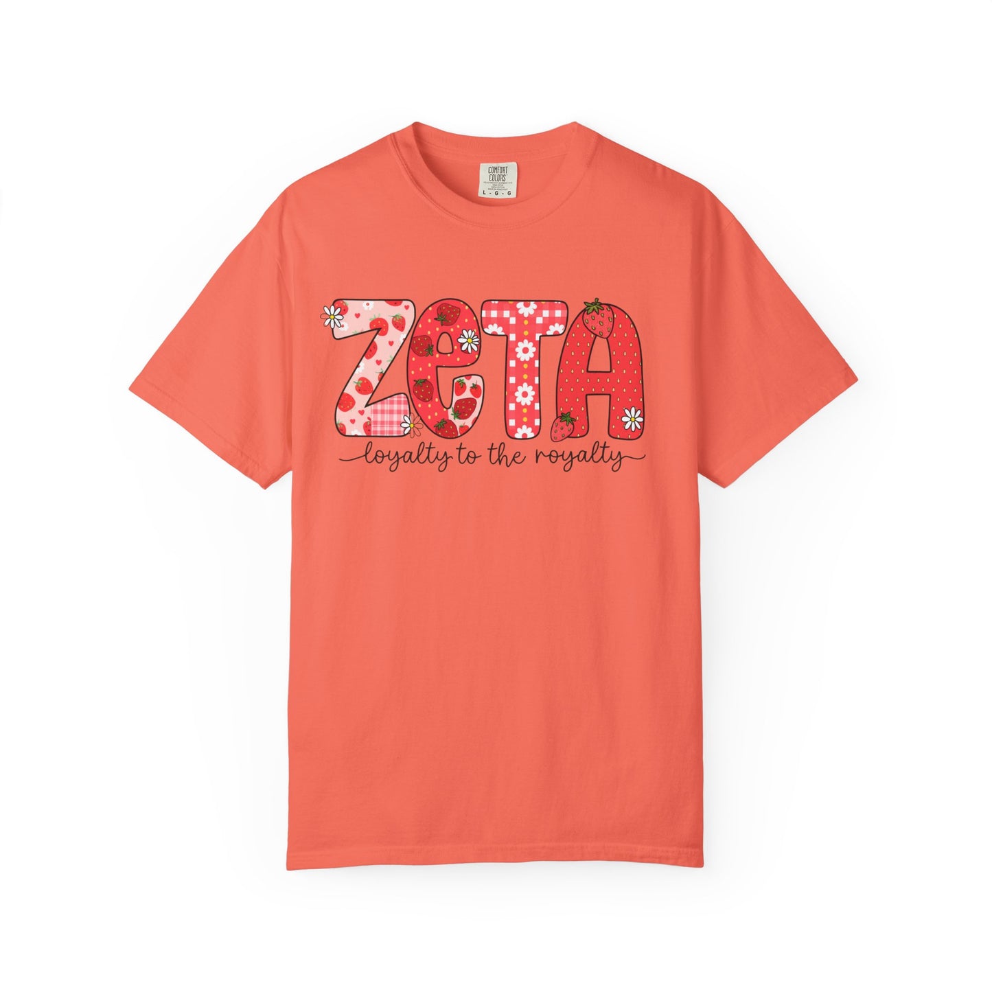 ZTALoyalty T-Shirt, Unisex Garment-Dyed Tee, Perfect for Sorority Events, Greek Life Apparel, Custom Festive Shirt, Everyday Casual Wear