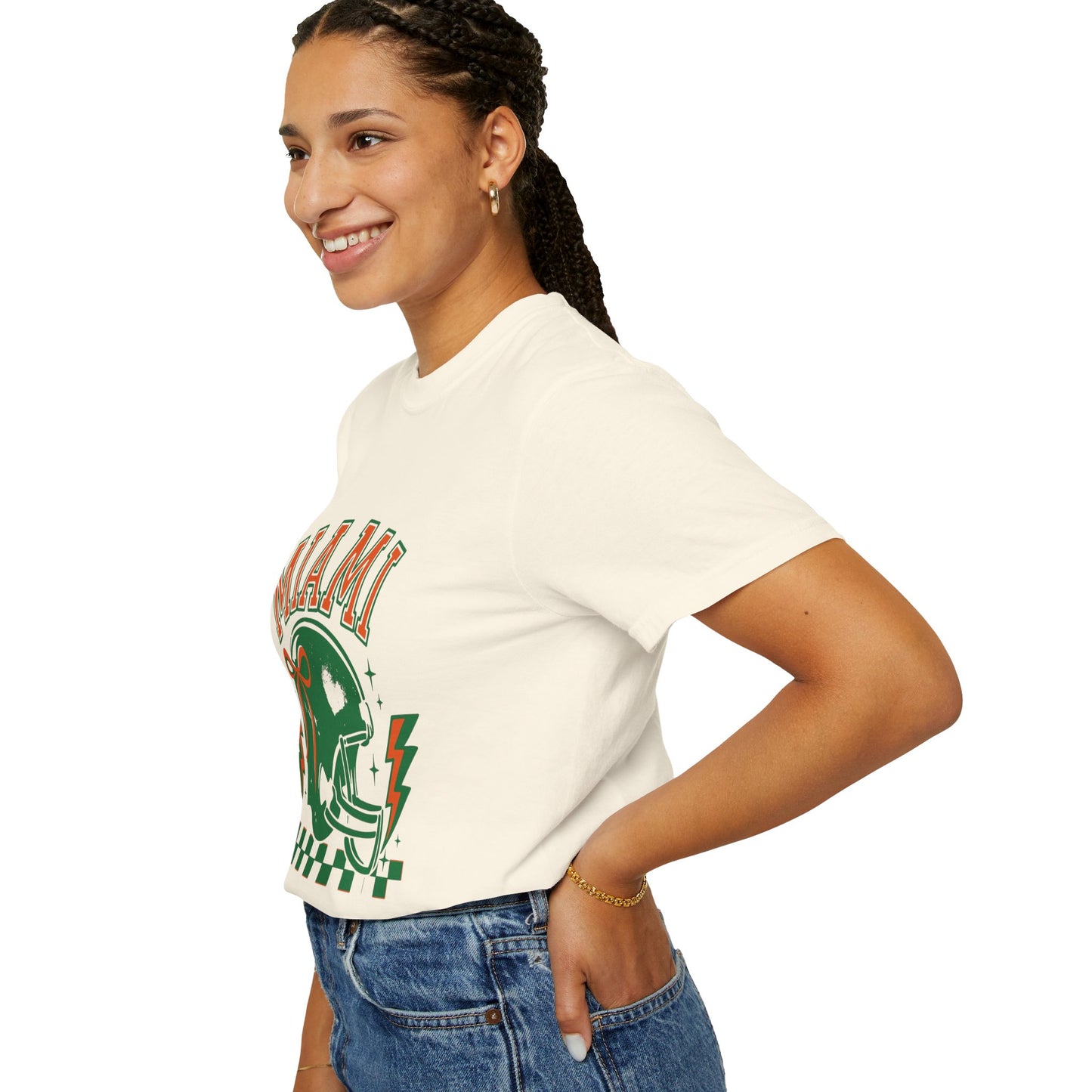 Miami Football Garment-Dyed T-Shirt