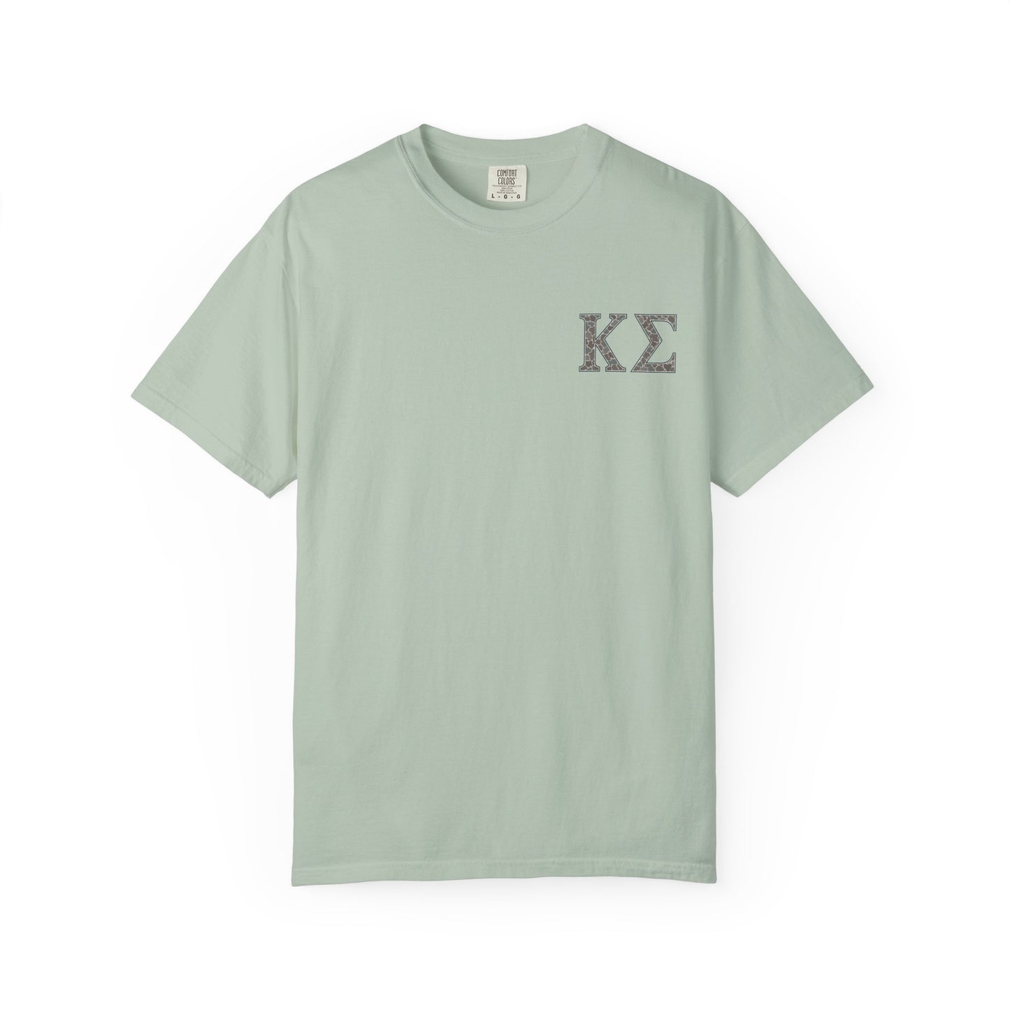 Kappa Sigma Garment-Dyed Unisex T-Shirt, Casual Wear, Greek Life Apparel, College Student Gift, Comfy Streetwear