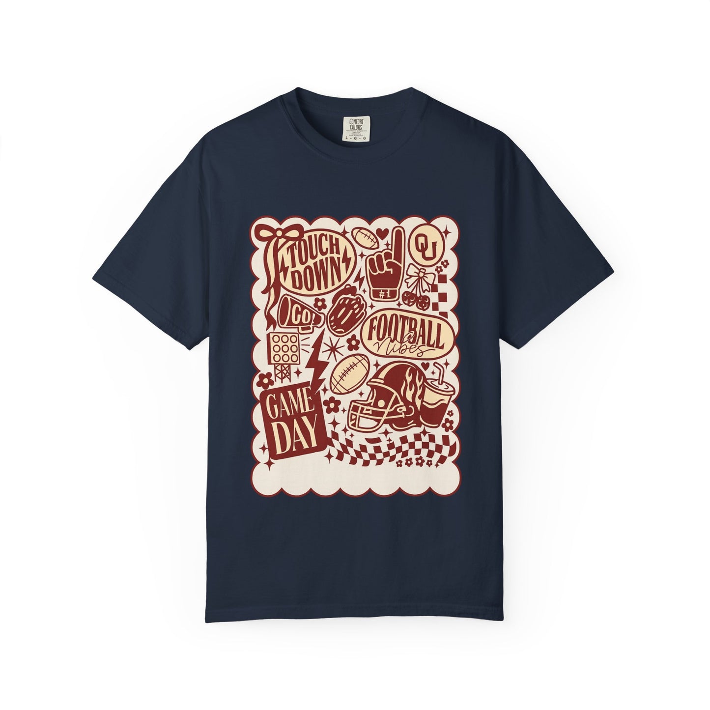 Touchdown Game Day Unisex T-shirt - Football Lover Tee, OkU Celebration