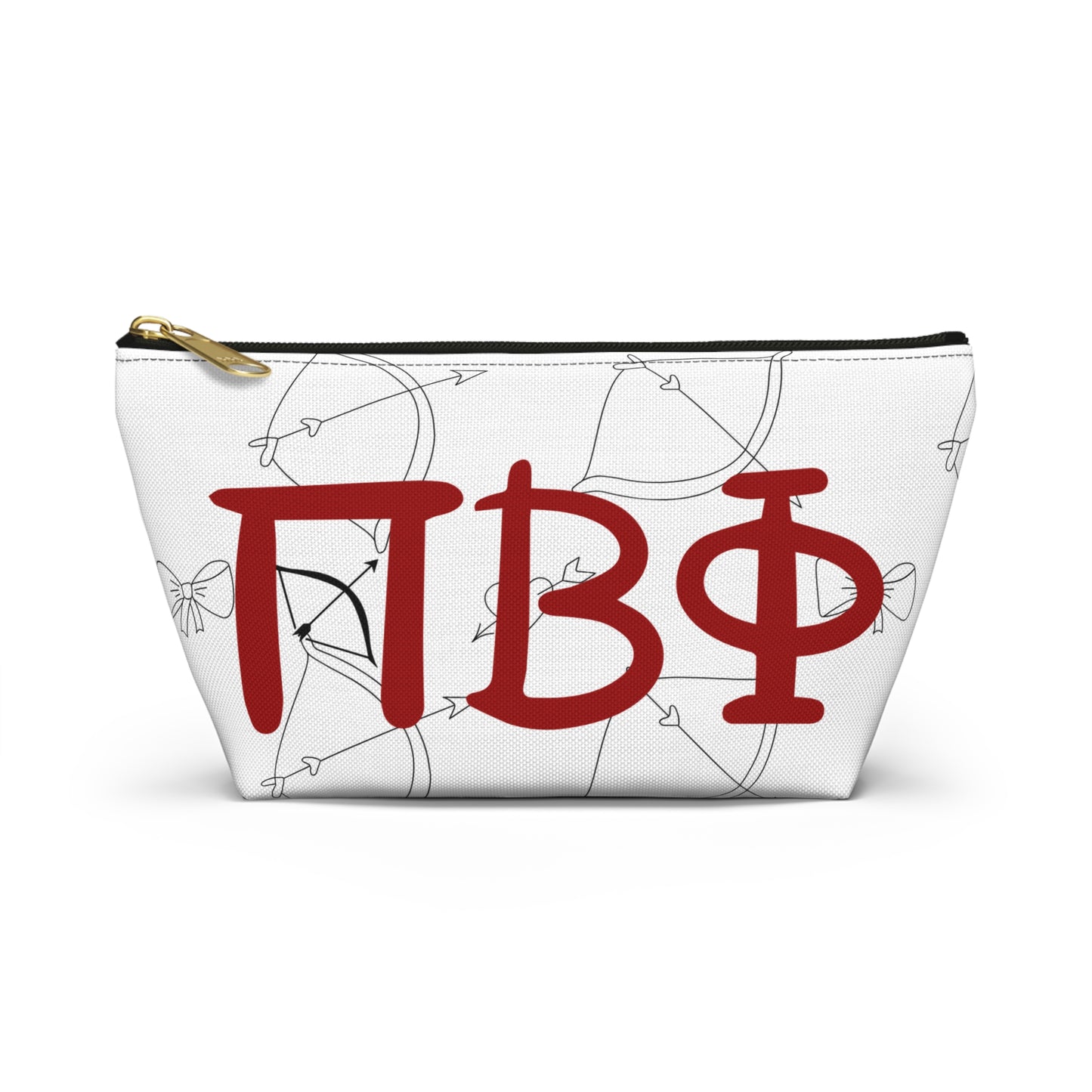 Pi Beta Phi Stylish Accessory Pouch, Personalized Cosmetic Bag, Ideal Gift for Friends, Perfect for School, Travel & Organization