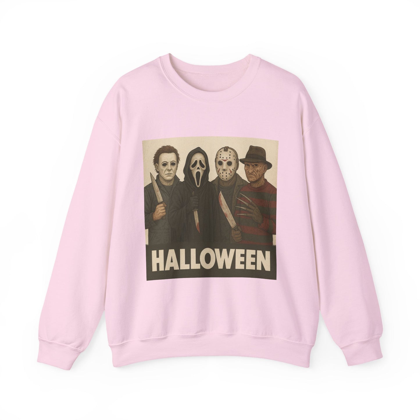 Spooky Movie Crewneck Sweatshirt - Halloween Horror Apparel