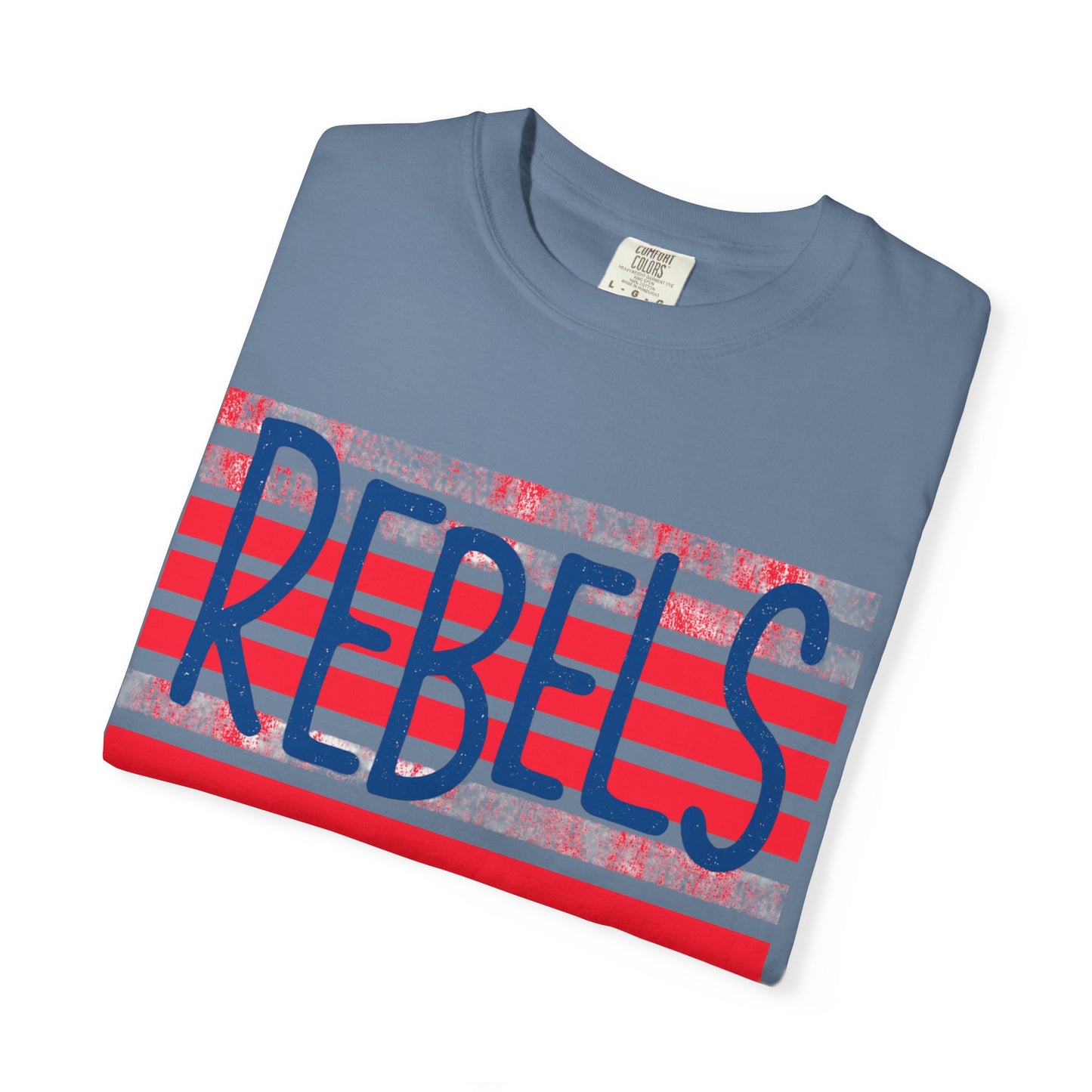 Rebels T-Shirt, Vintage Style Tee, Unisex Graphic Shirt, Summer Fashion, Independence Day Apparel, Football Game Day, Hotty Toddy