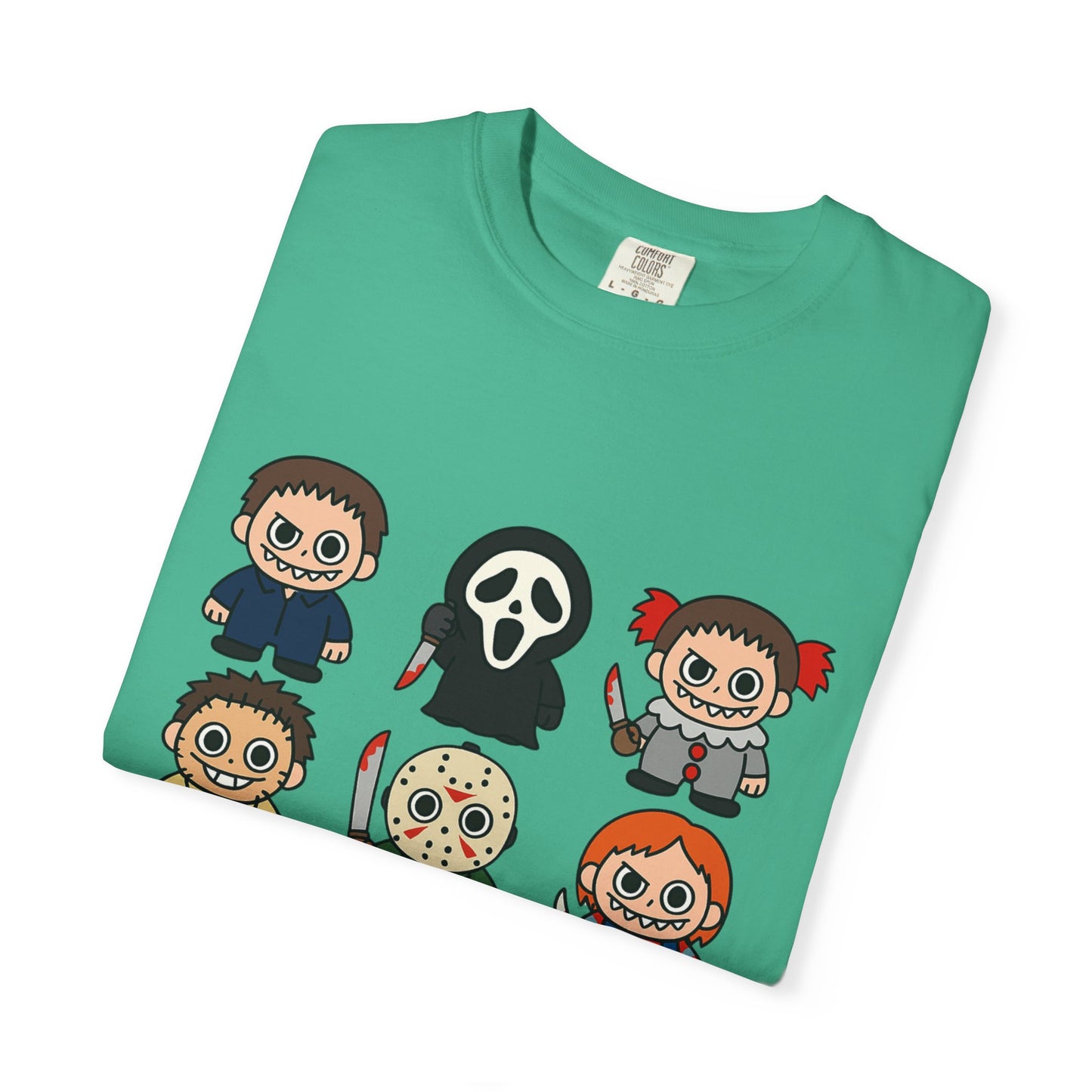 Pop Culture Horror Character T-Shirt, Unisex Tee, Halloween Tee, Horror Movie Merch, Funny Graphic Shirt, Gift for Horror Fans