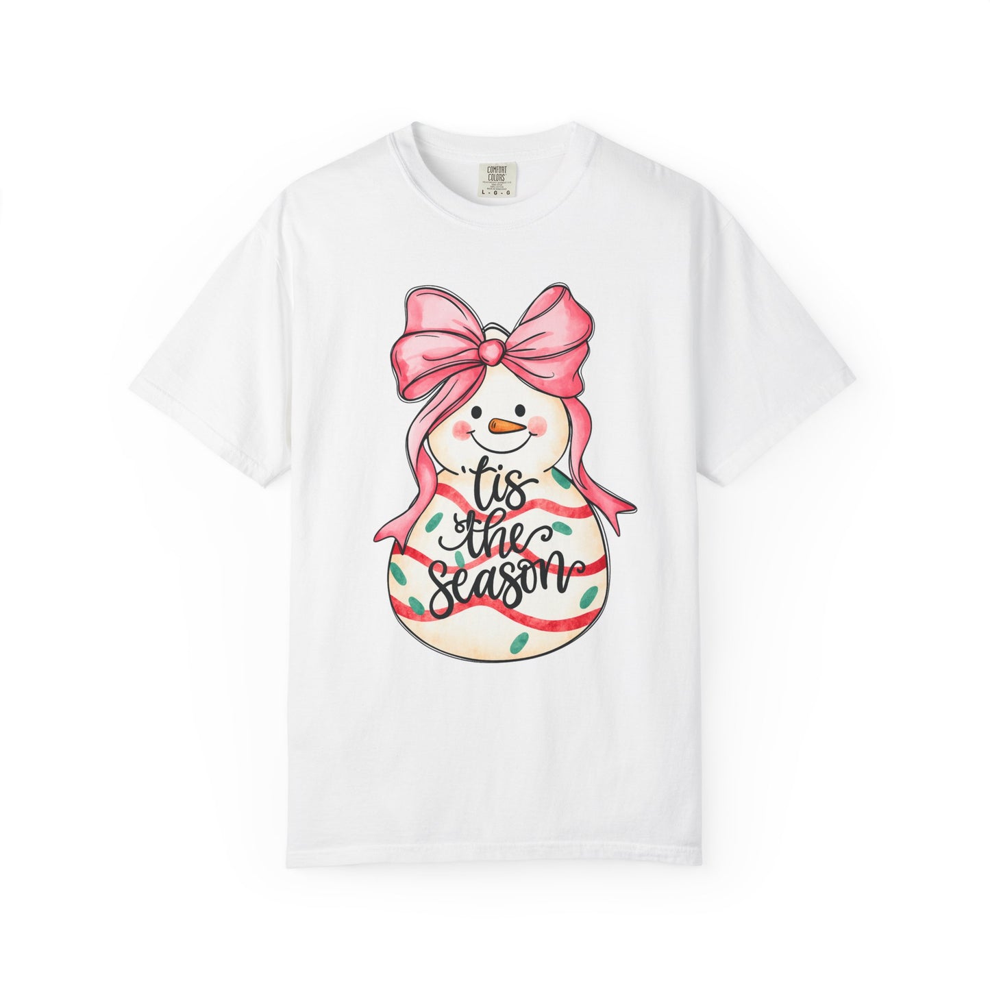 Festive Snowman T-Shirt - 'Tis the Season