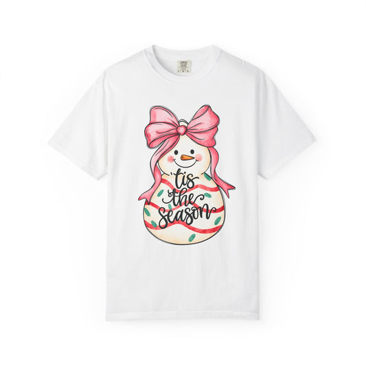 Festive Snowman T-Shirt - 'Tis the Season