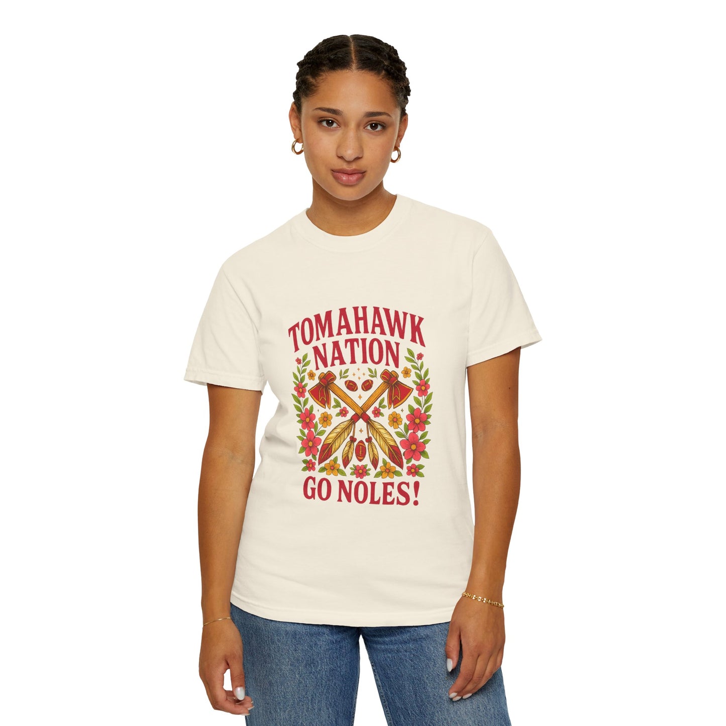 Tomahawk Nation Unisex T-shirt | Go Noles Vintage Style Tee, Perfect for Game Day, College Spirit Wear, Football Fans, Sports Apparel