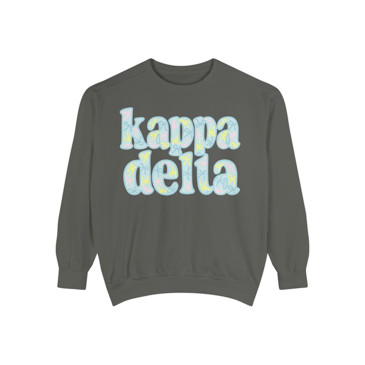 Sorority Sisters Cozy Sweatshirt - KaDelta Unisex Garment-Dyed