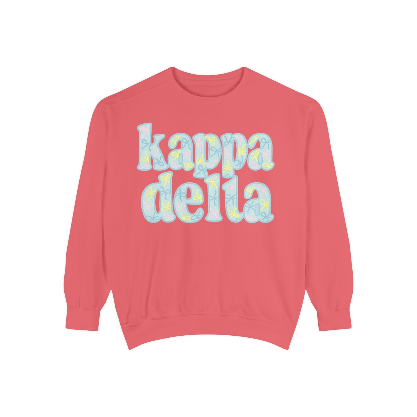 Sorority Sisters Cozy Sweatshirt - KaDelta Unisex Garment-Dyed
