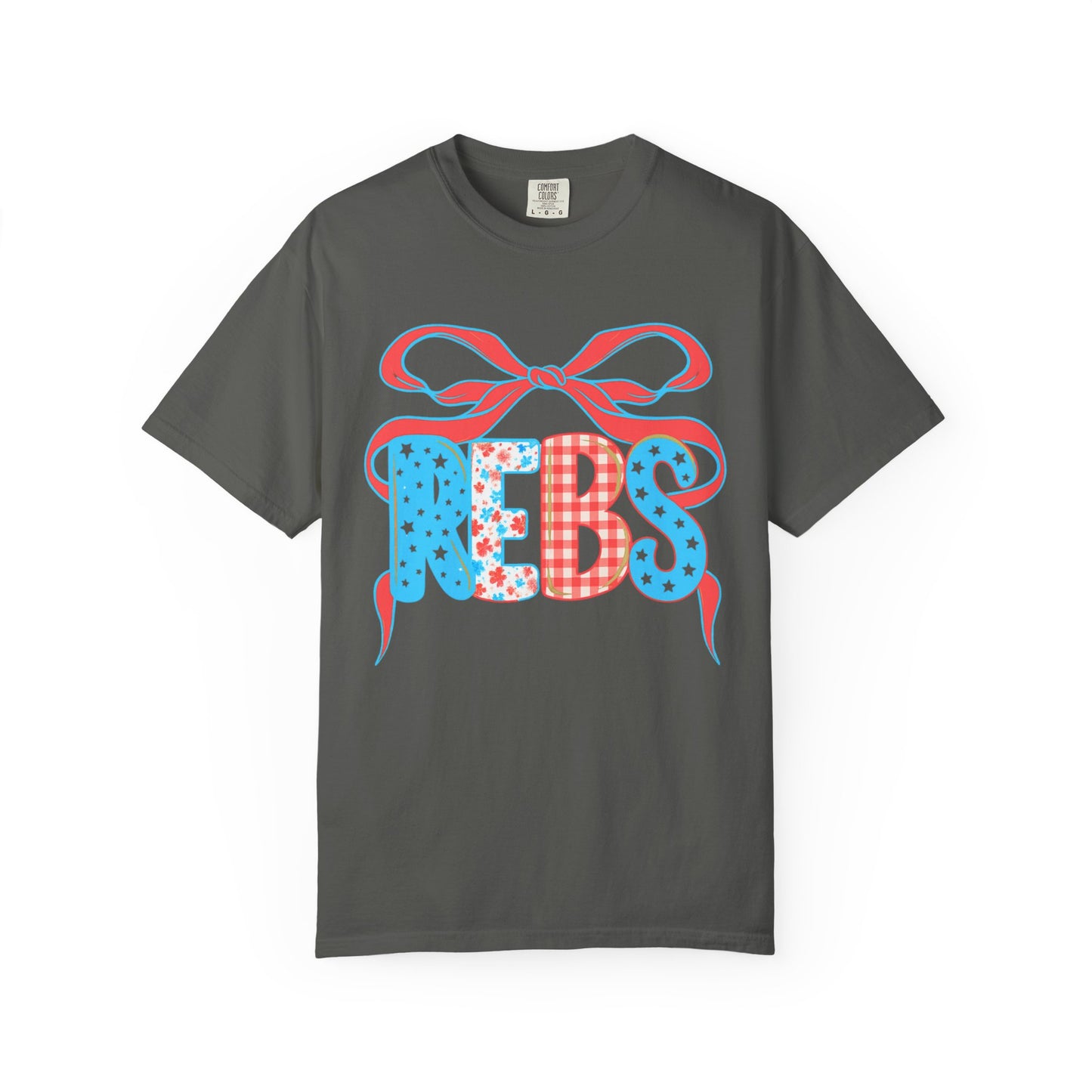 MS Rebs Floral Patriotic T-Shirt