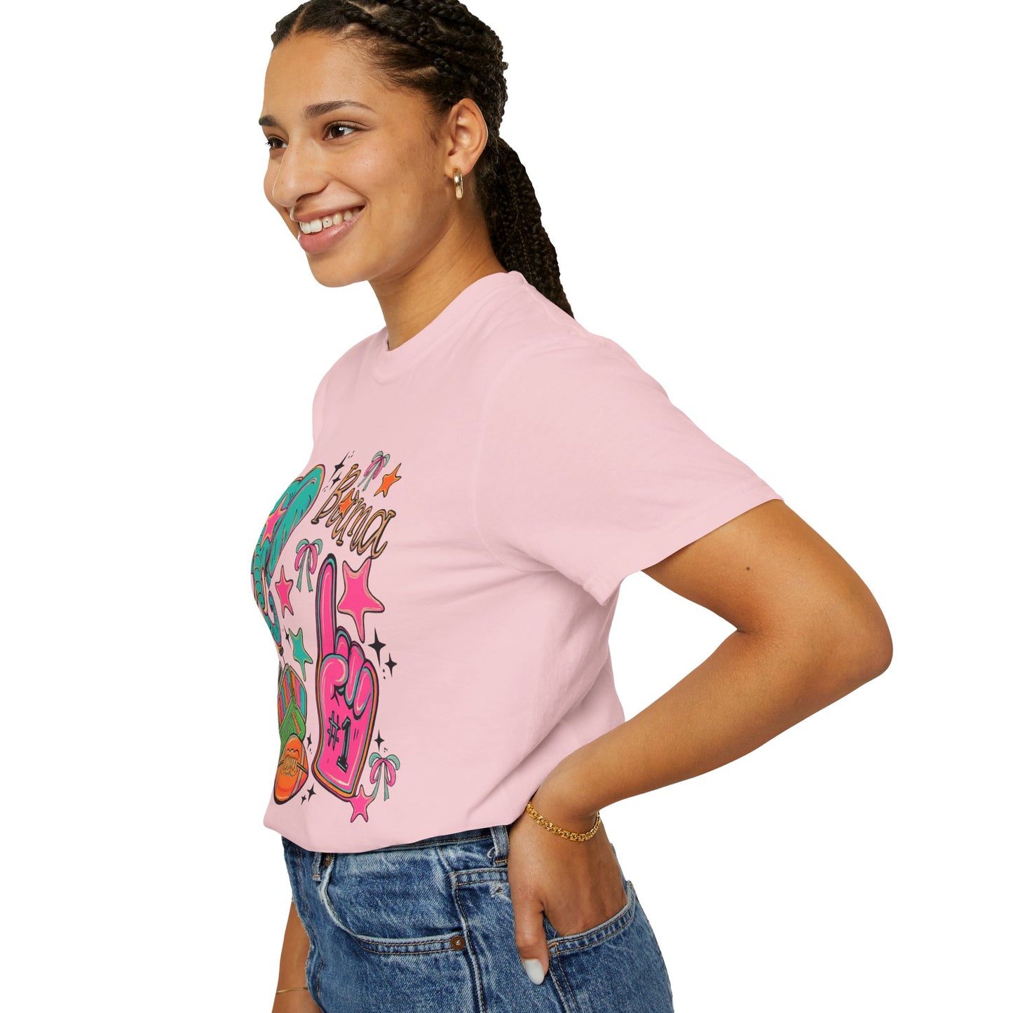 Preppy Neon Elephant Fan T-Shirt