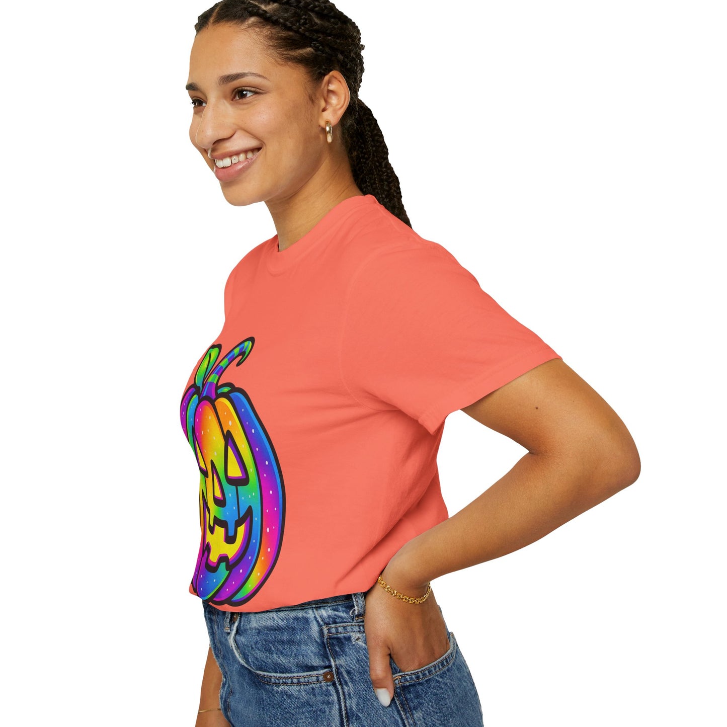 Colorful Pumpkin T-shirt for Halloween