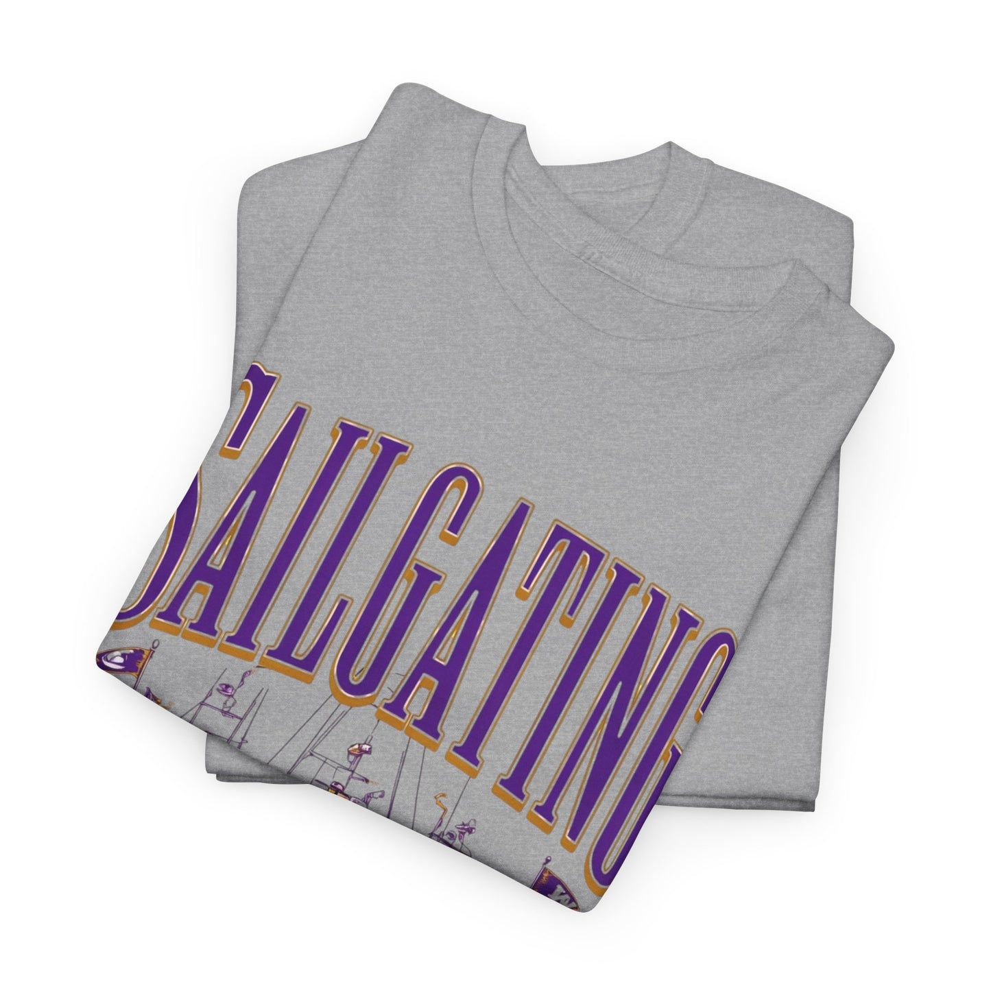 Sailgating Tee - Washington Huskies Unisex Heavy Cotton Shirt
