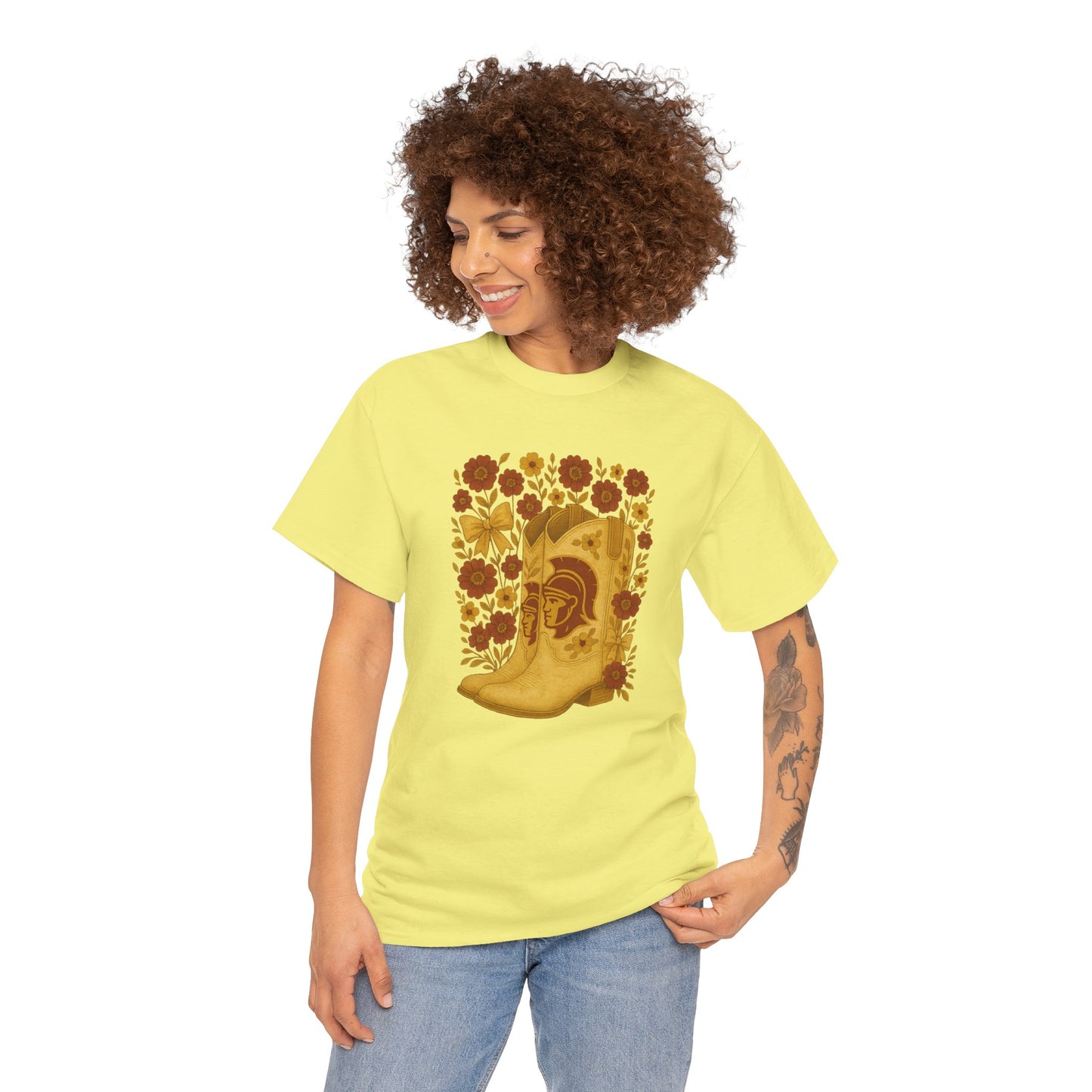 Trojans Cowboy Boot Tee