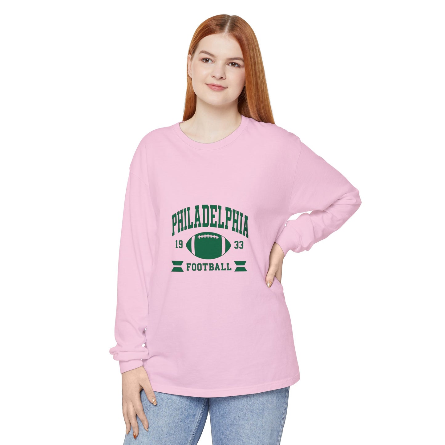 Vintage Philadelphia Football Long Sleeve T-Shirt