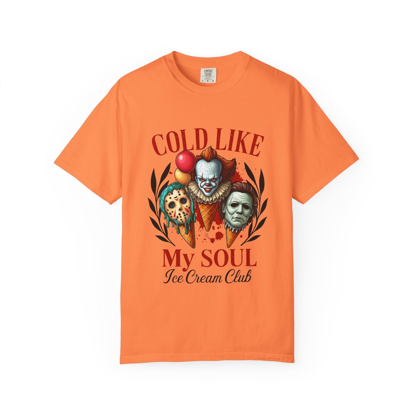 Chilling Soul T-Shirt, Vintage Horror Tee, Unisex Graphic Shirt, Ice Cream Lovers Gift, Fun Movie Merch